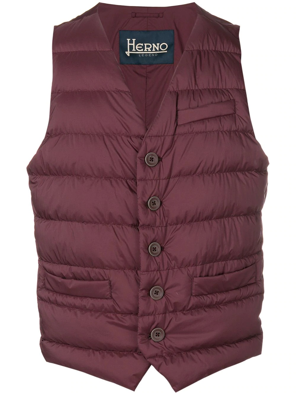 quilted waistcoat - 1