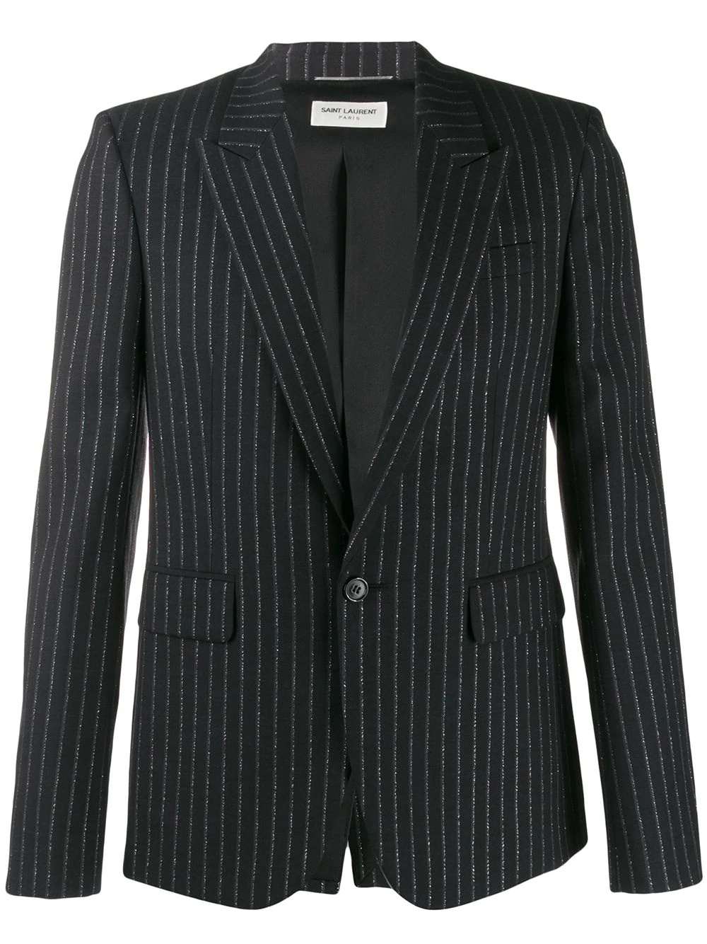 metallic stripes blazer - 1