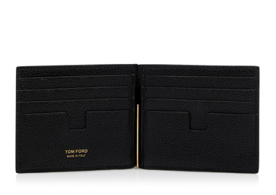 TOM FORD GRAIN LEATHER MONEY CLIP WALLET outlook