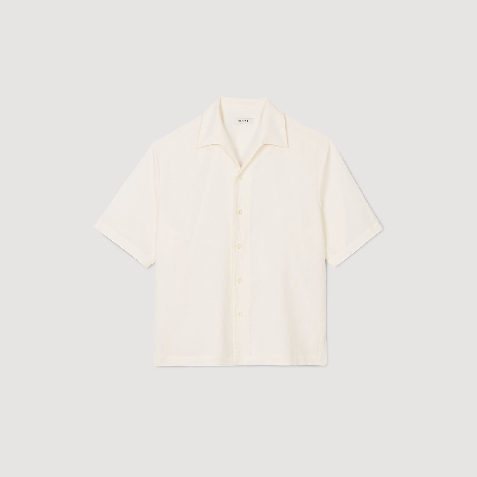 COTTON AND LINEN SHIRT - 6
