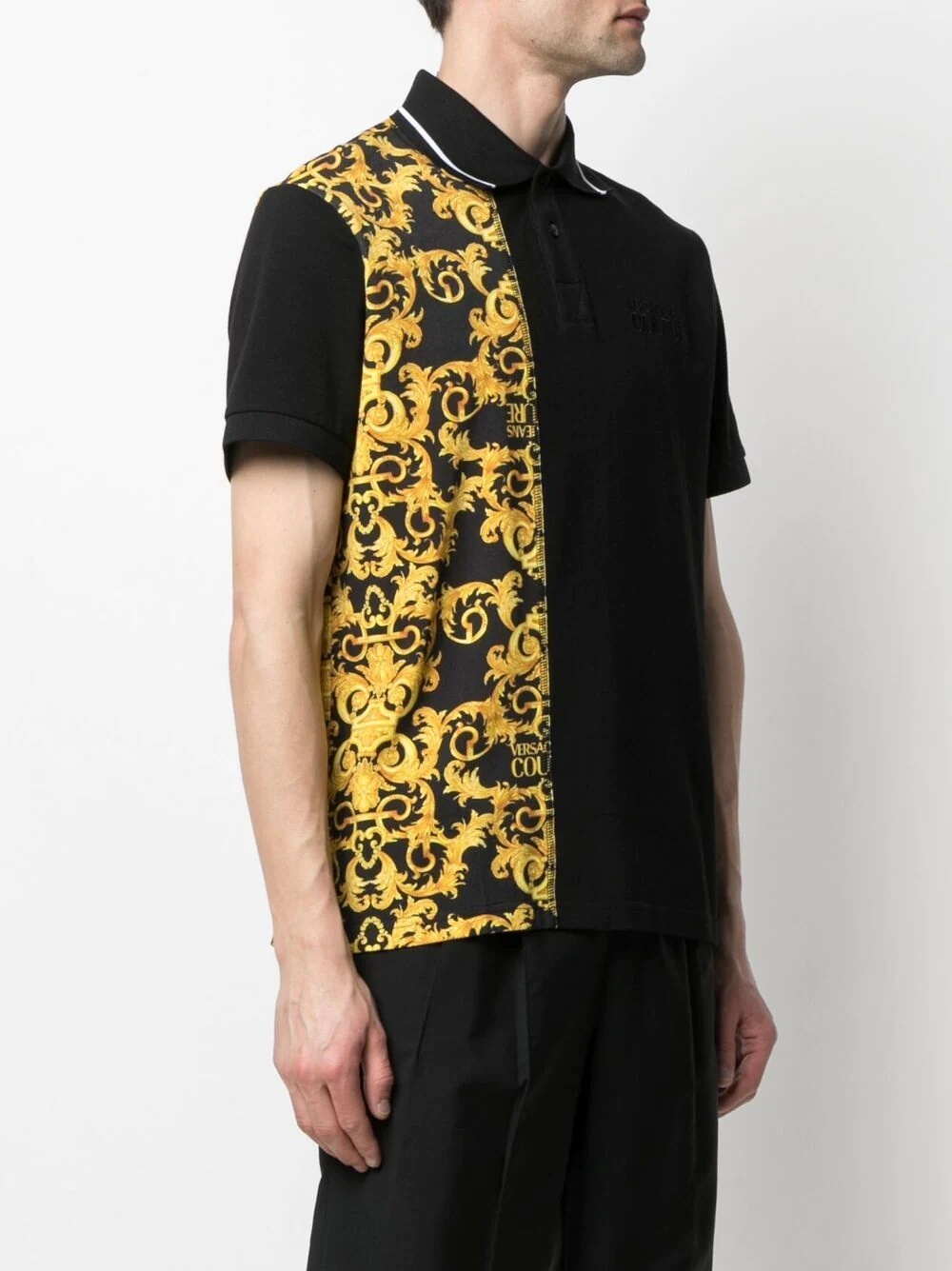 baroque-print polo shirt - 3