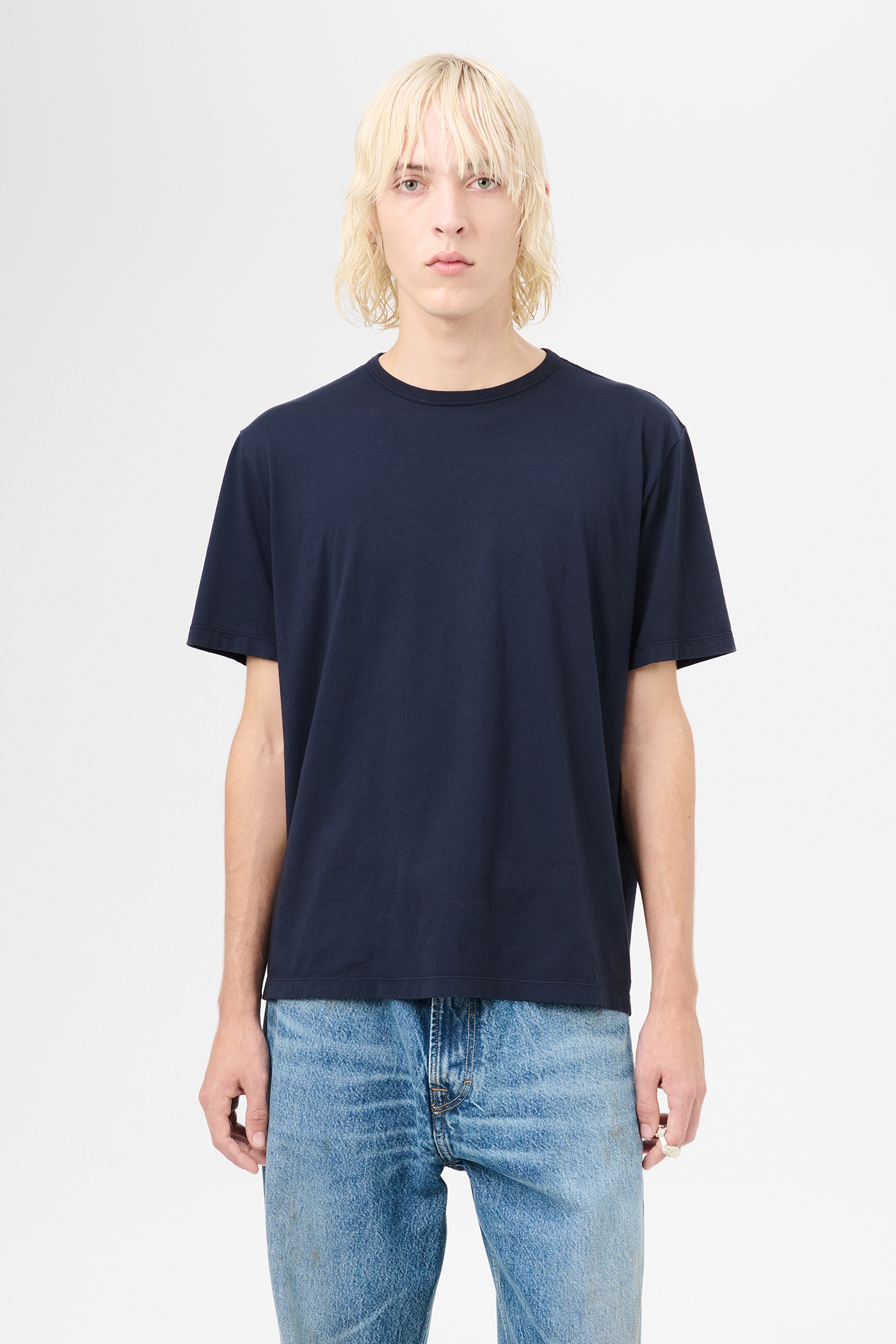 New Box T-Shirt Abyss Blue Clean Jersey - 3