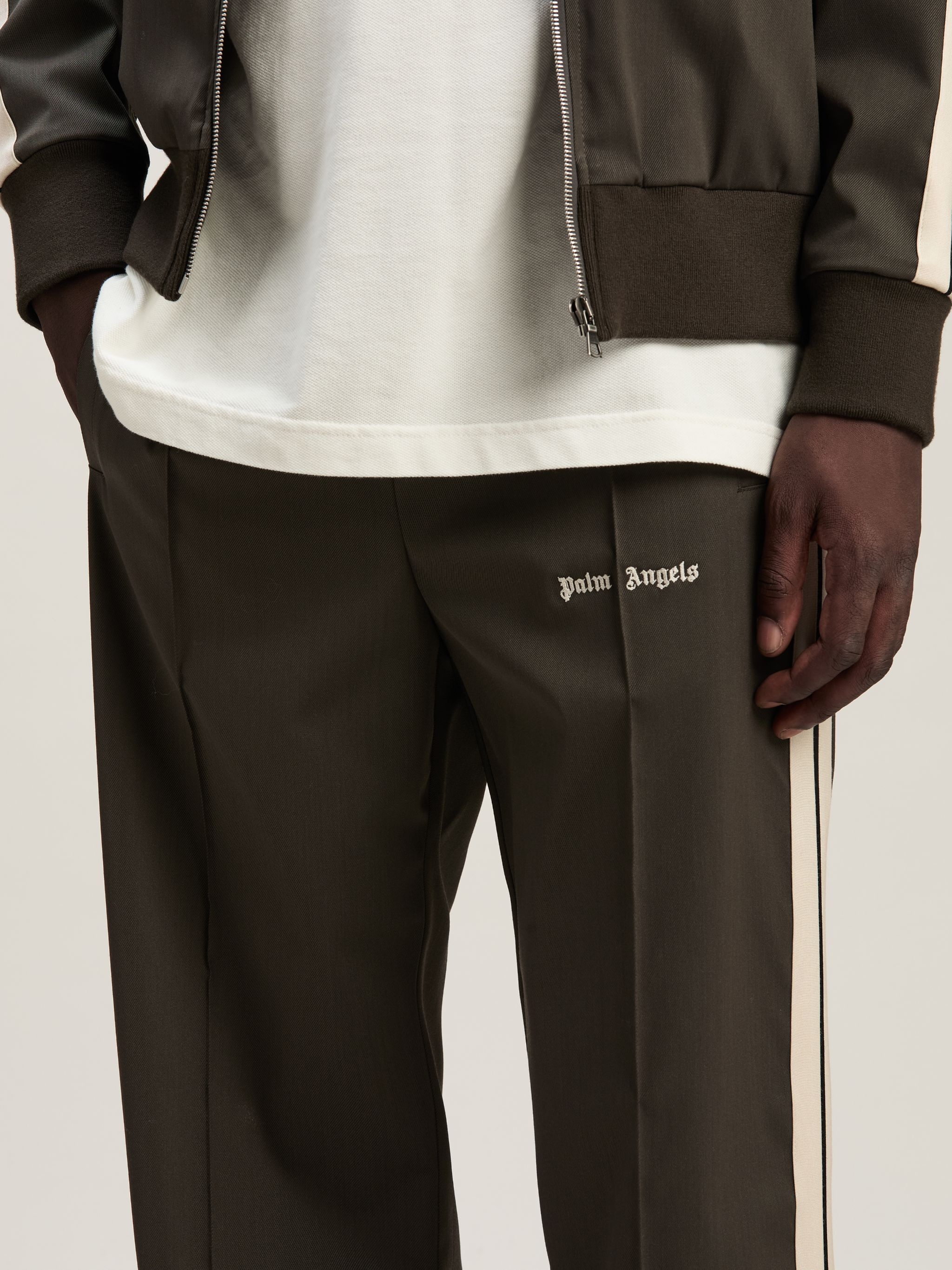 Wool Track Pants Classic Logo - 6