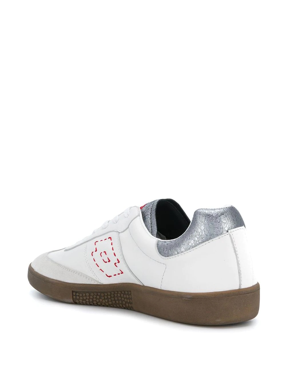 x LOTTO rounded toe lace-up trainers - 3