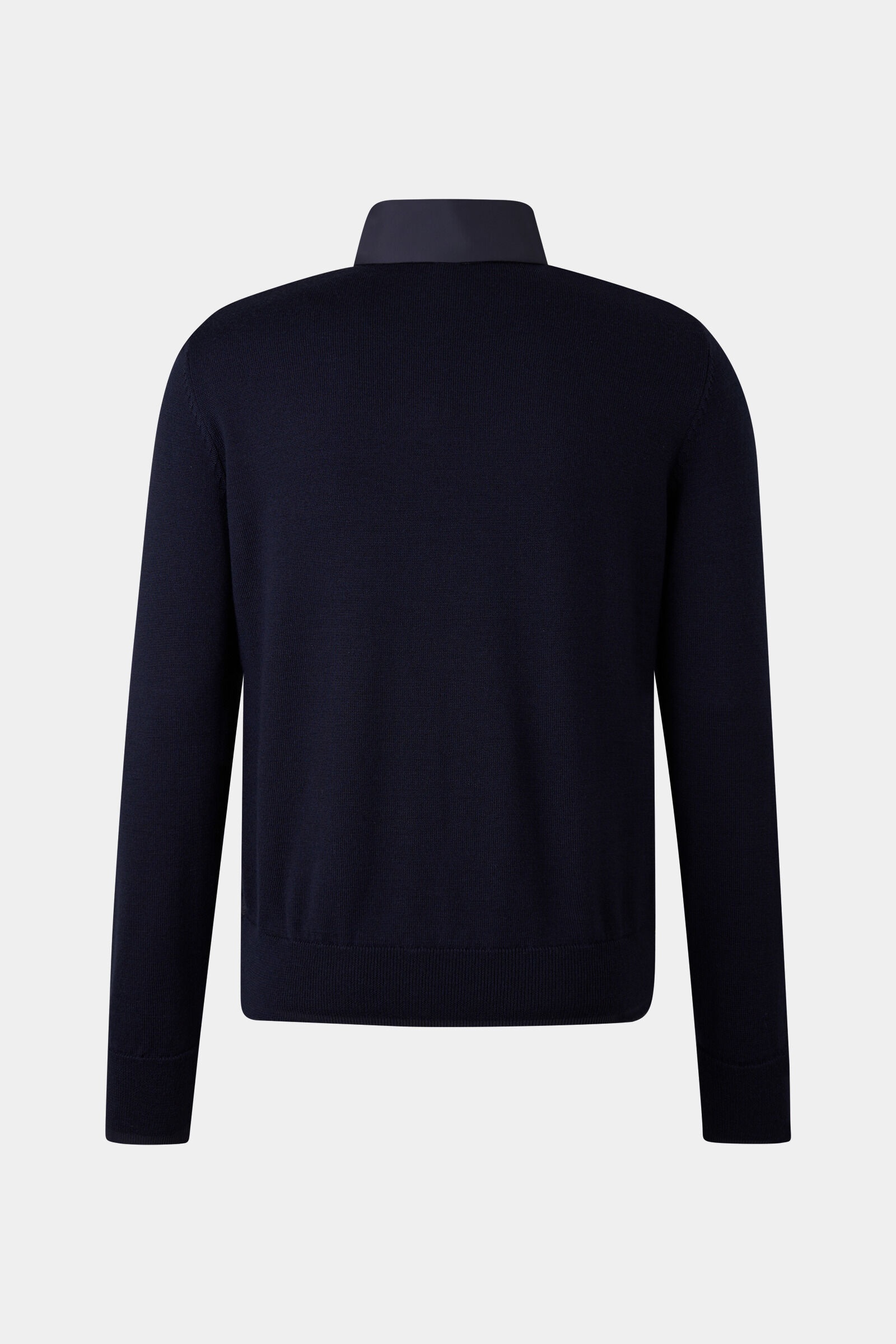 Zisco hybrid knit jacket in Navy blue - 8