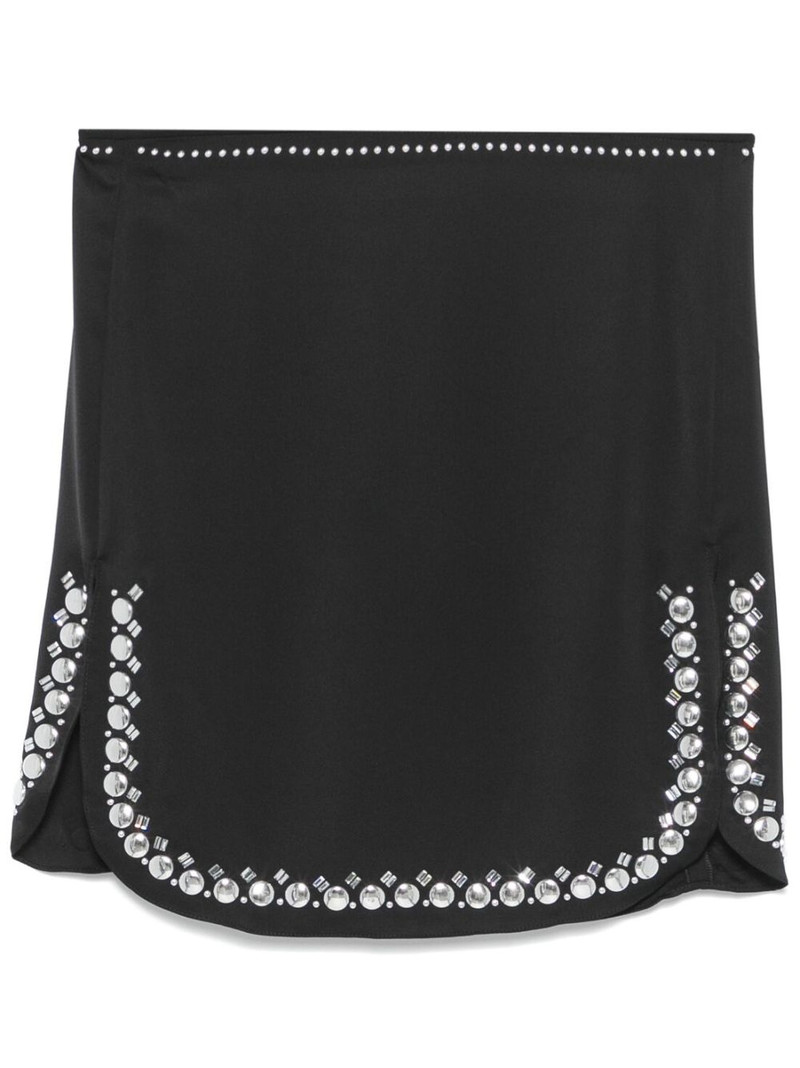 studded-hem mini skirt 1