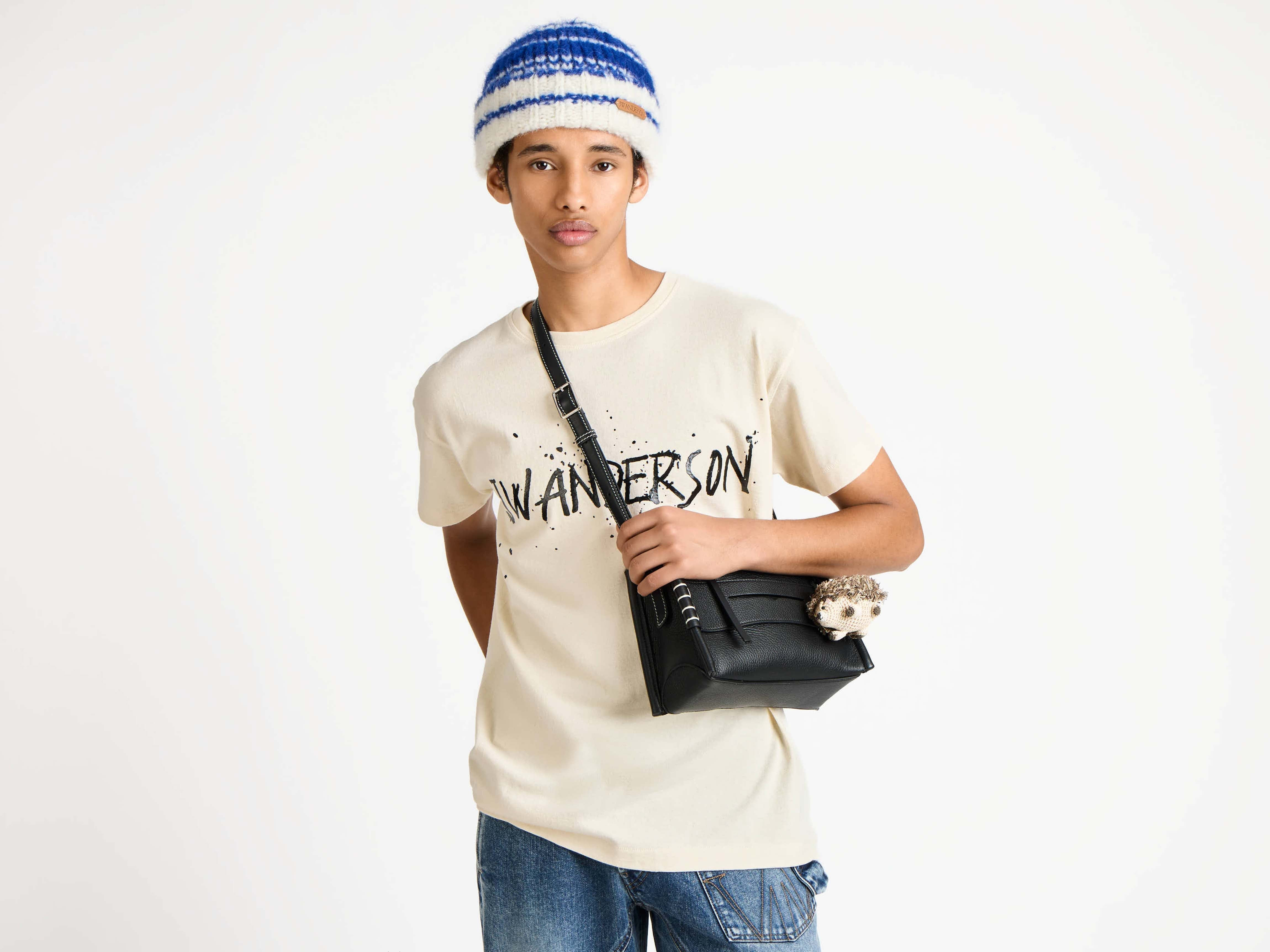 CIRCULAR T-SHIRT IN ECRU - 5