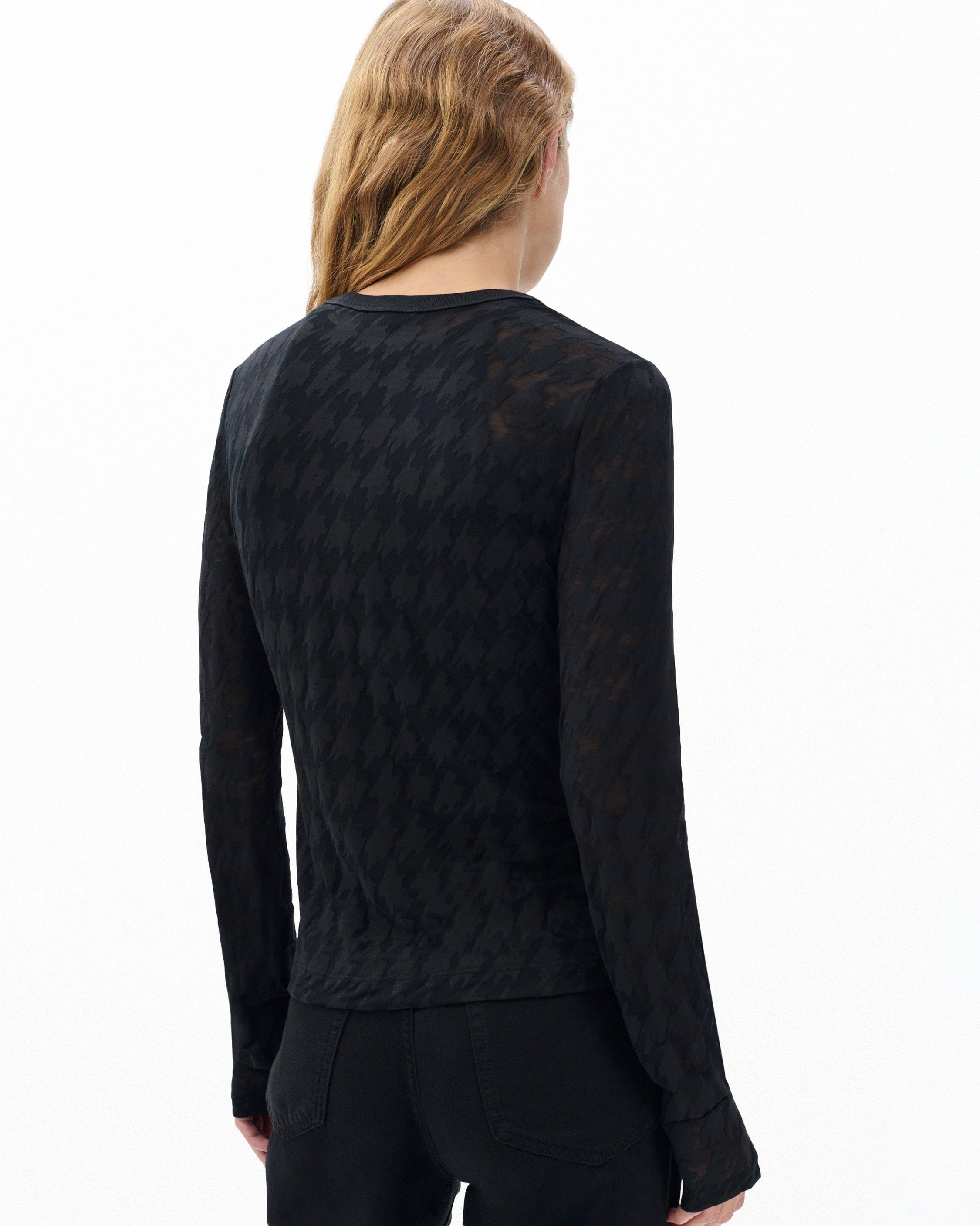Valencia Houndstooth Tee - 5