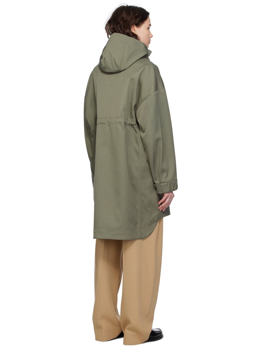 Khaki Olivine Coat - 3