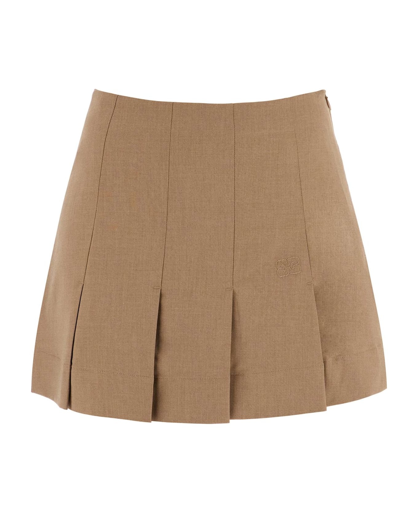 Drapey Mini Skirt - 1