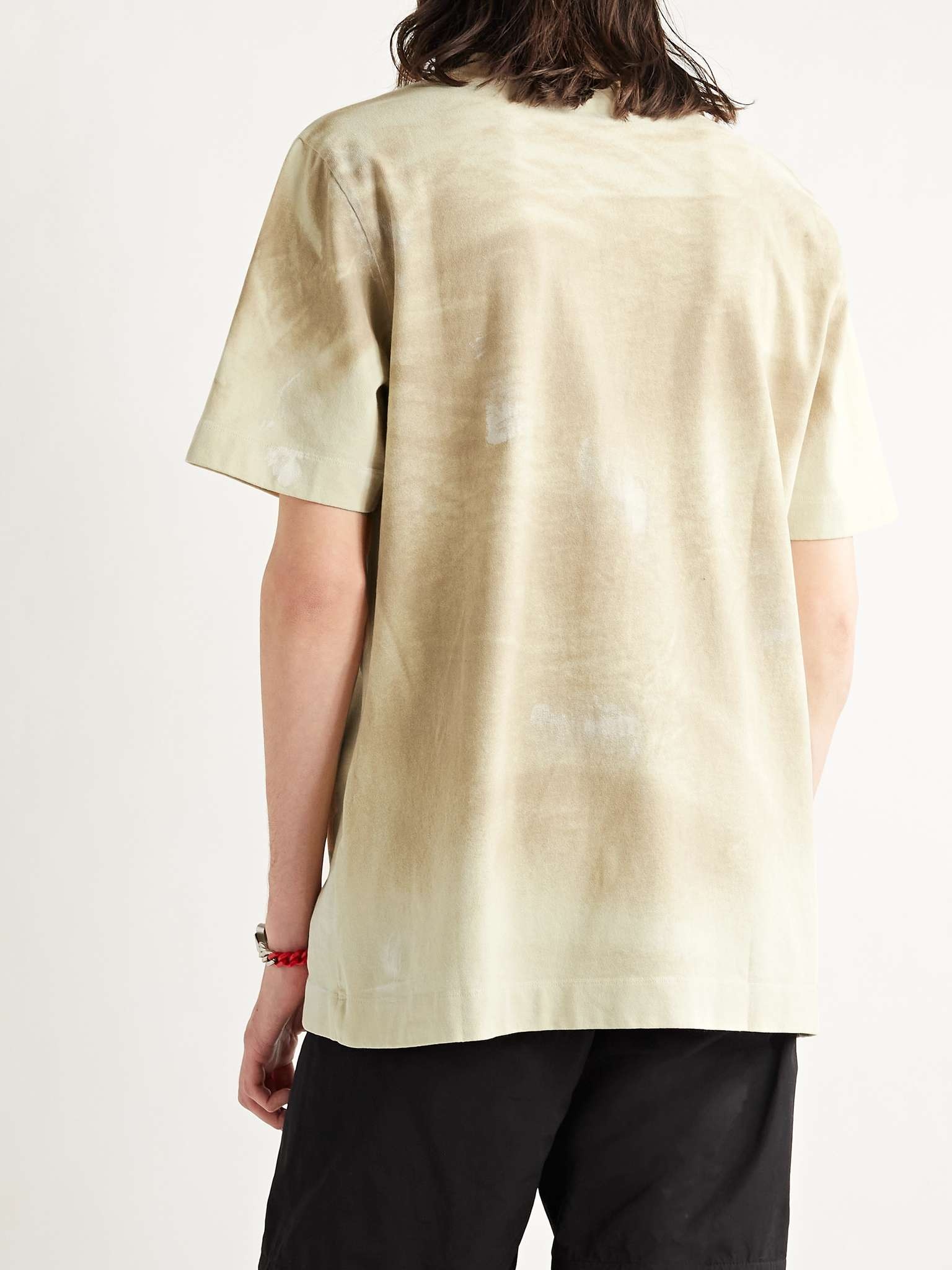 Distressed Printed Cotton-Jersey T-Shirt - 4