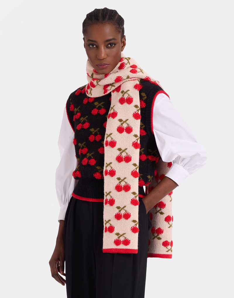 La DoubleJ Cherry Scarf outlook