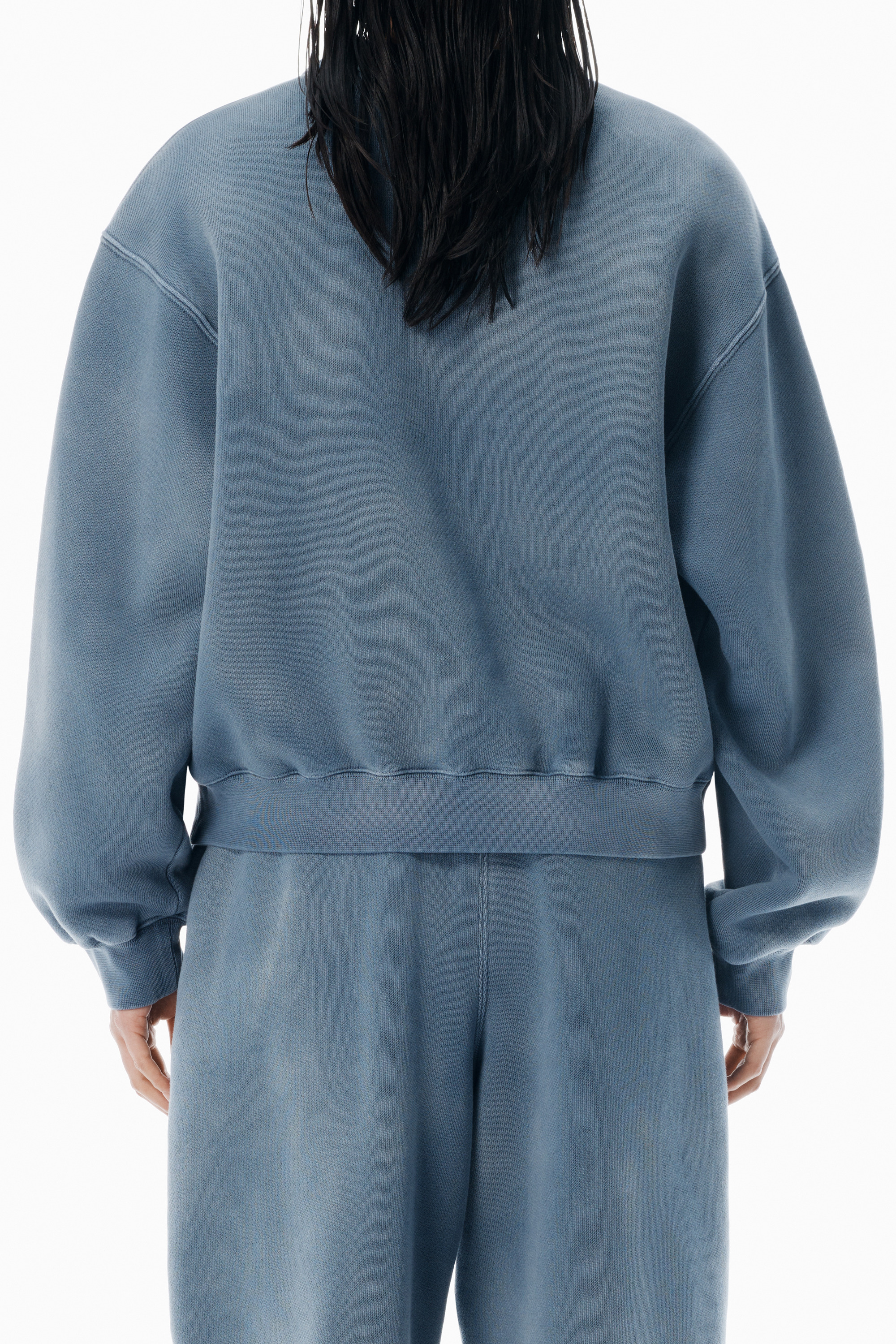 Blue Logo Puff Print Sweatshirt - 3