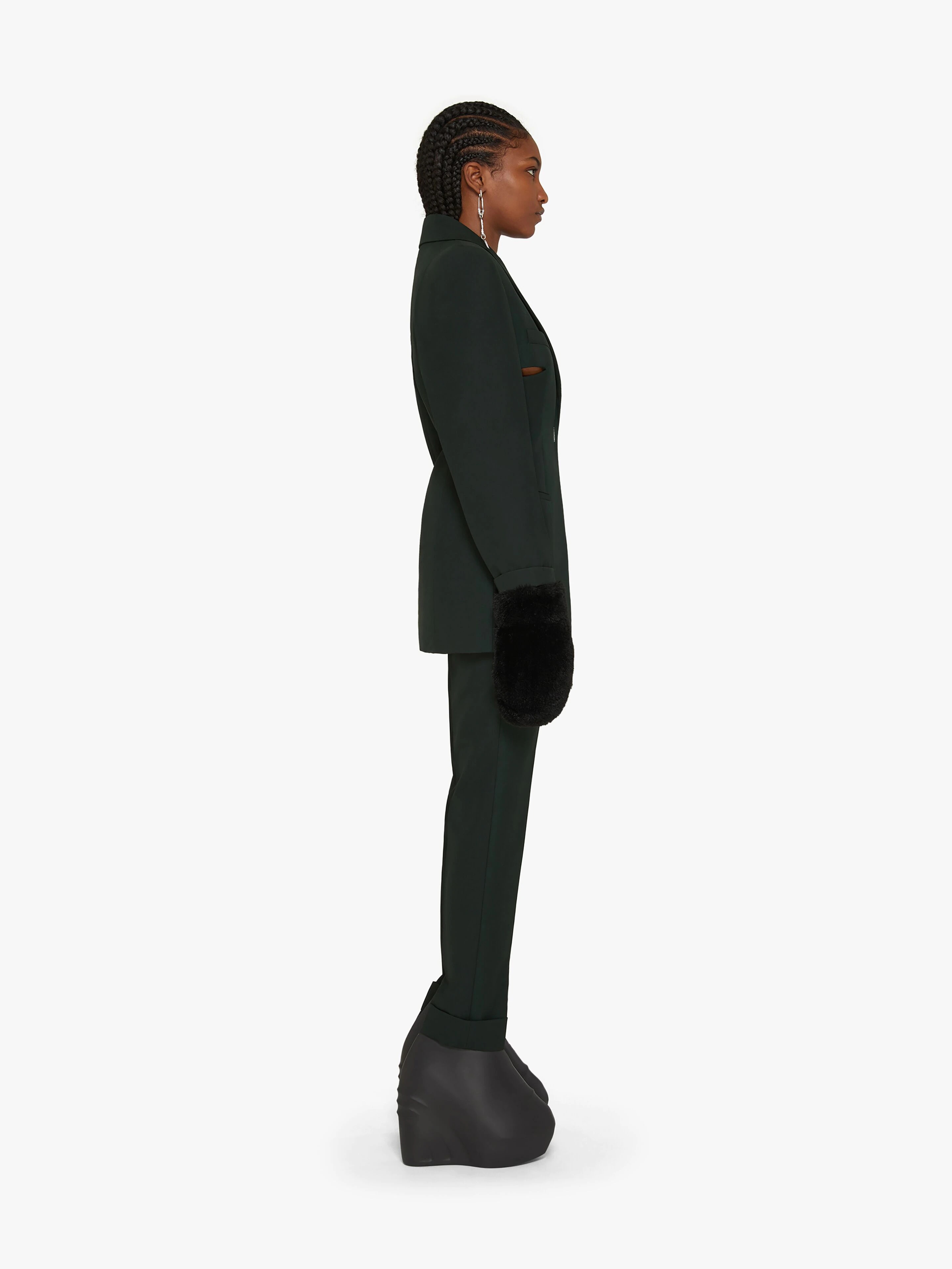 SLIM FIT PANTS IN LIGHTWEIGHT WOOL - 3
