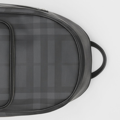 Burberry London Check and Leather Backpack outlook