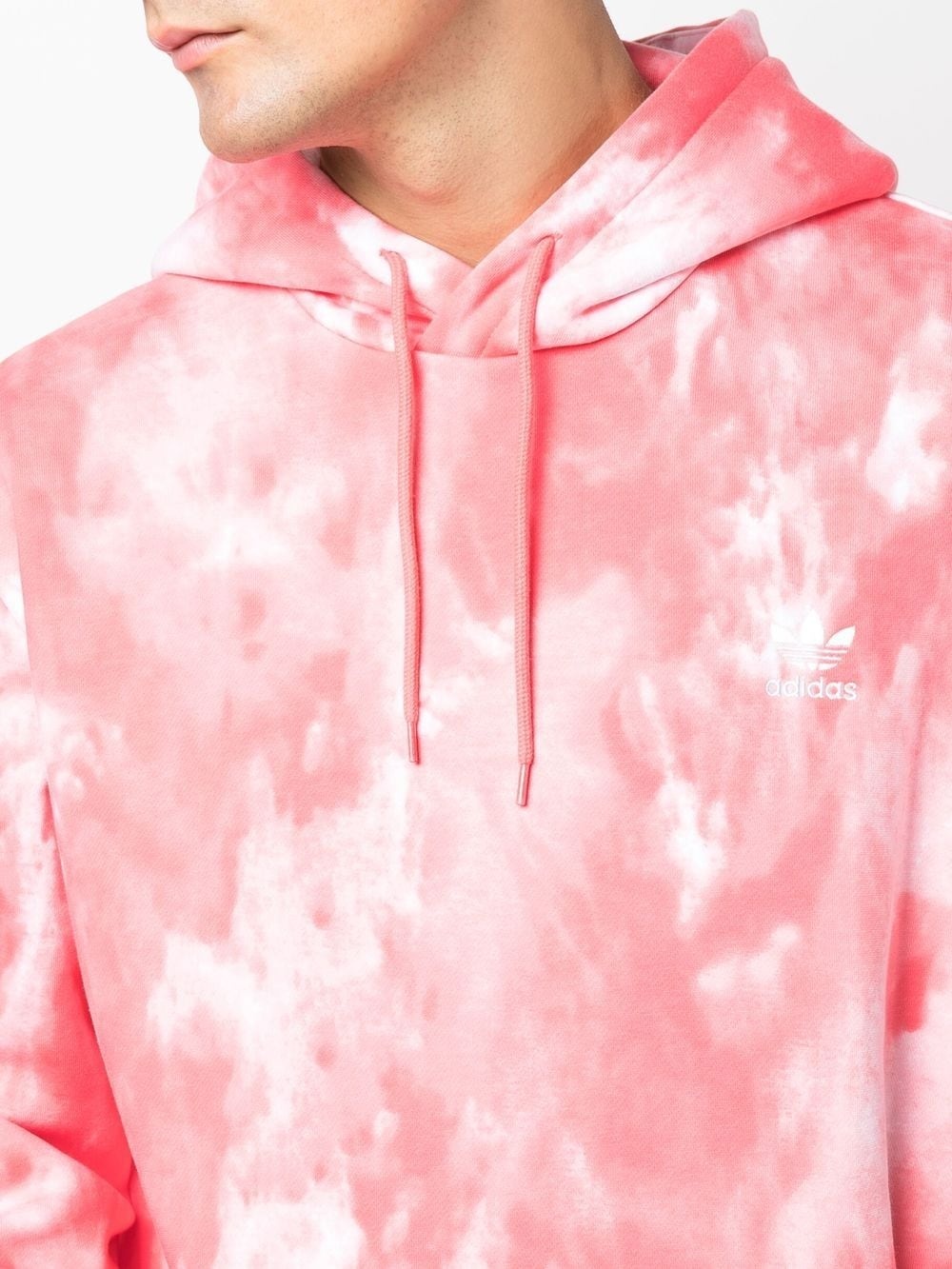 tie dye-print pullover hoodie - 5