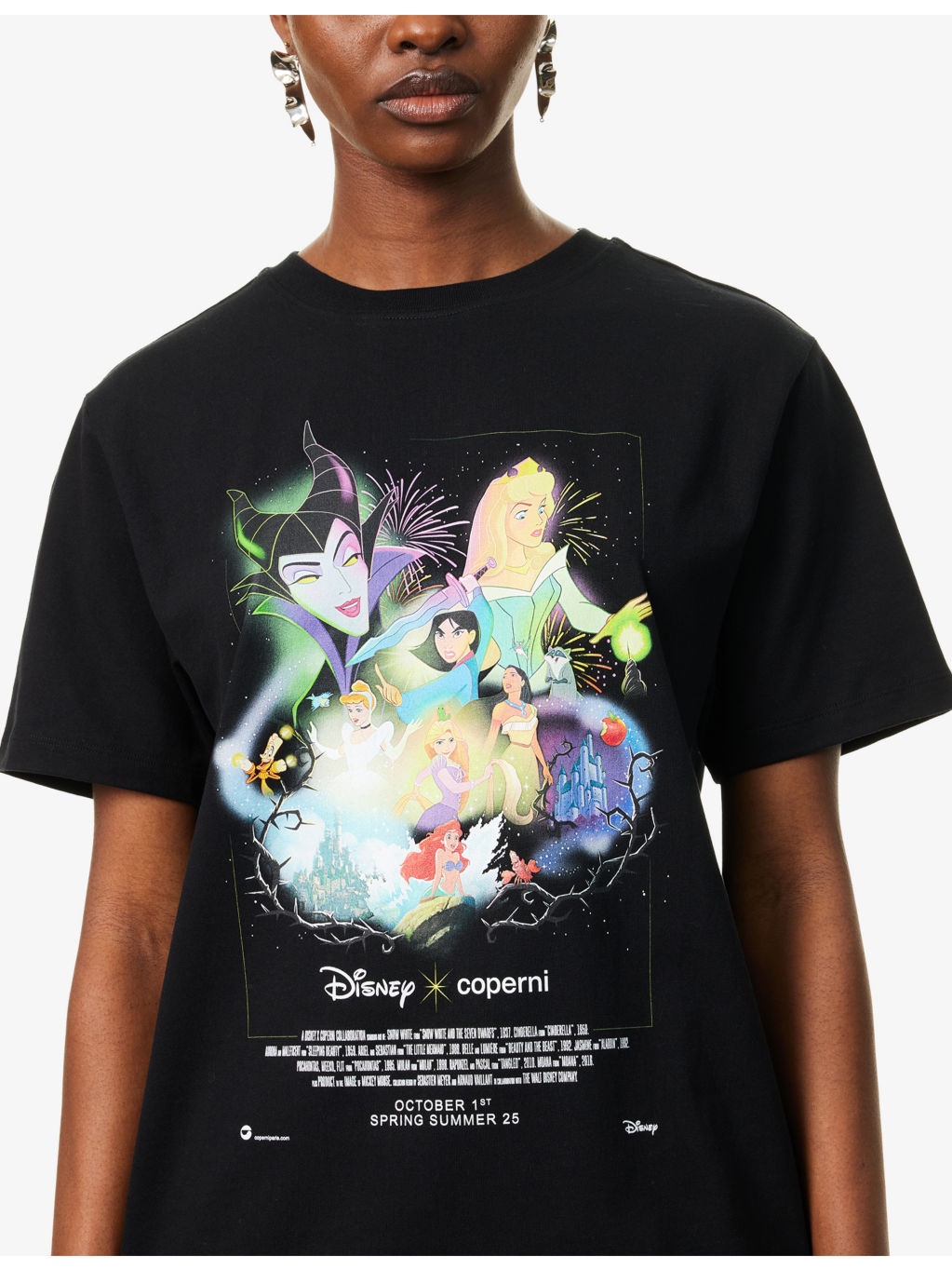 Disney x Coperni Boxy Graphic-Print Cotton-Jersey T-Shirt - 5