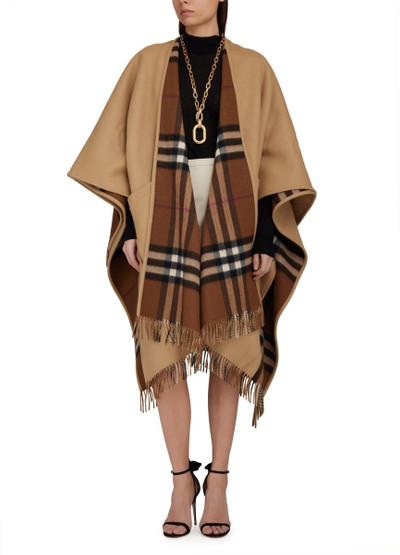 Burberry Check poncho outlook