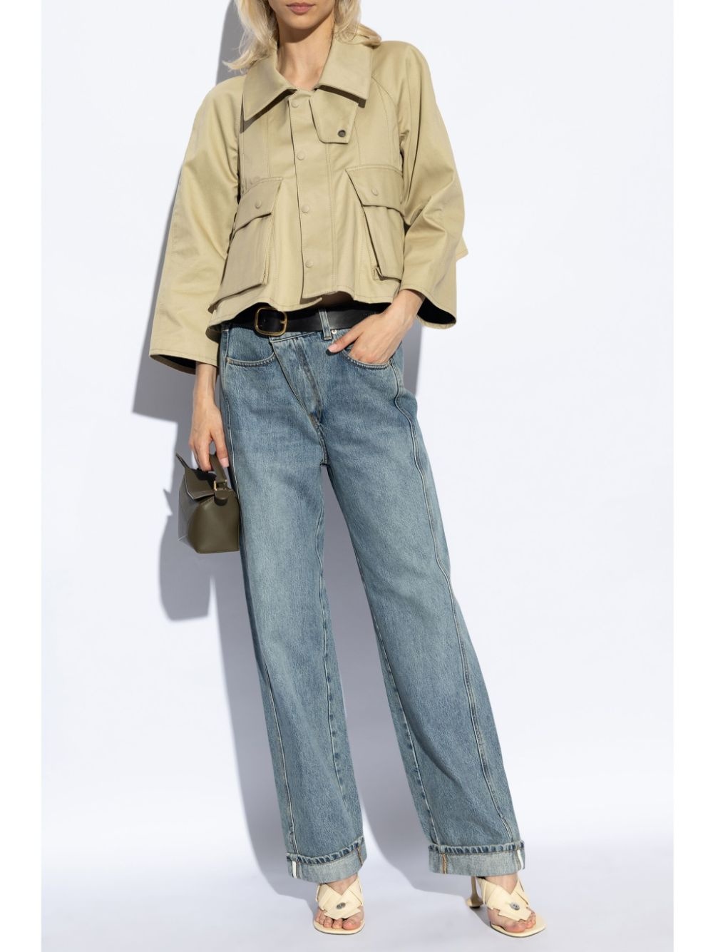 trapeze cotton jacket - 2