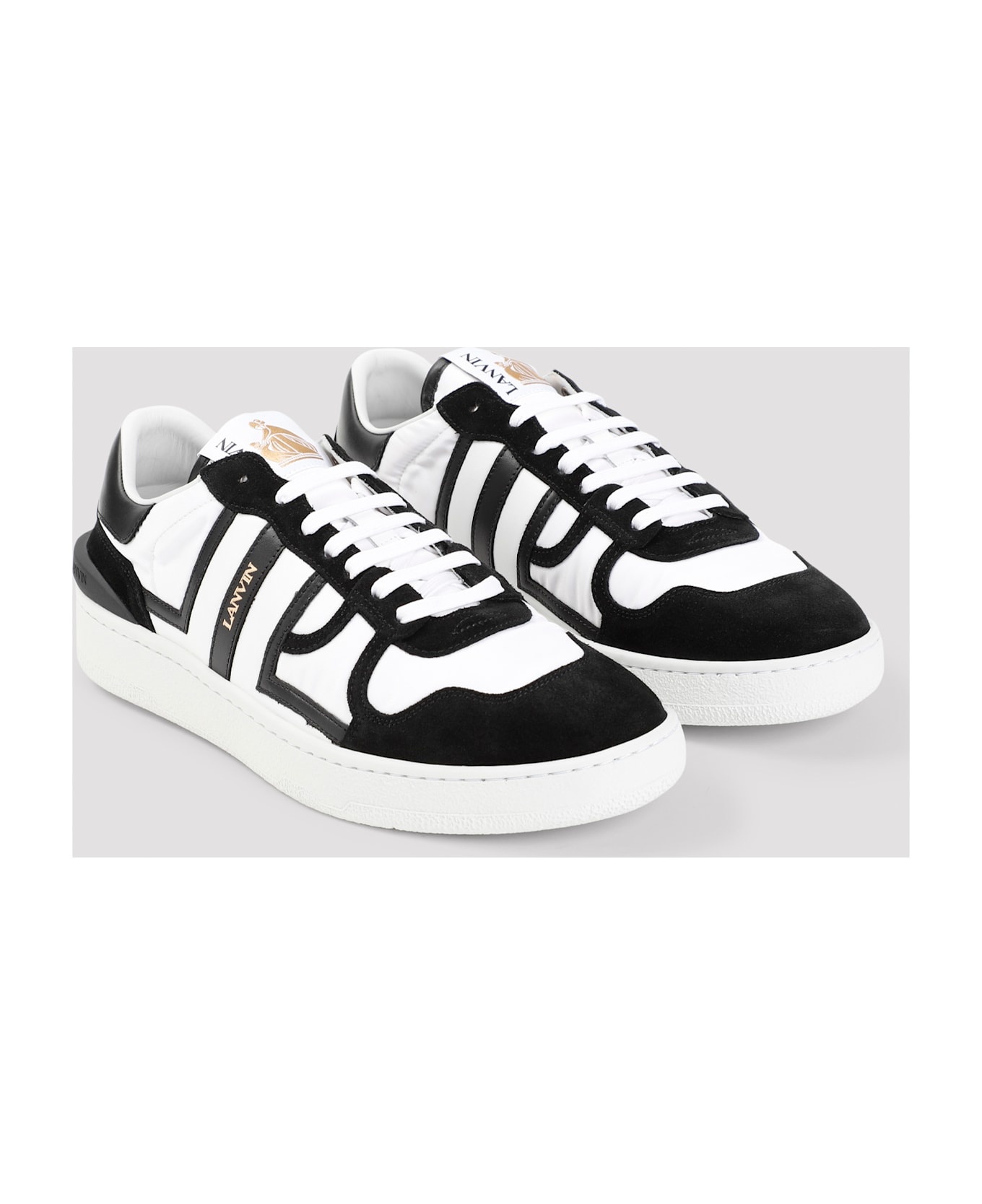 Logo Printed Lace-up Sneakers - 5