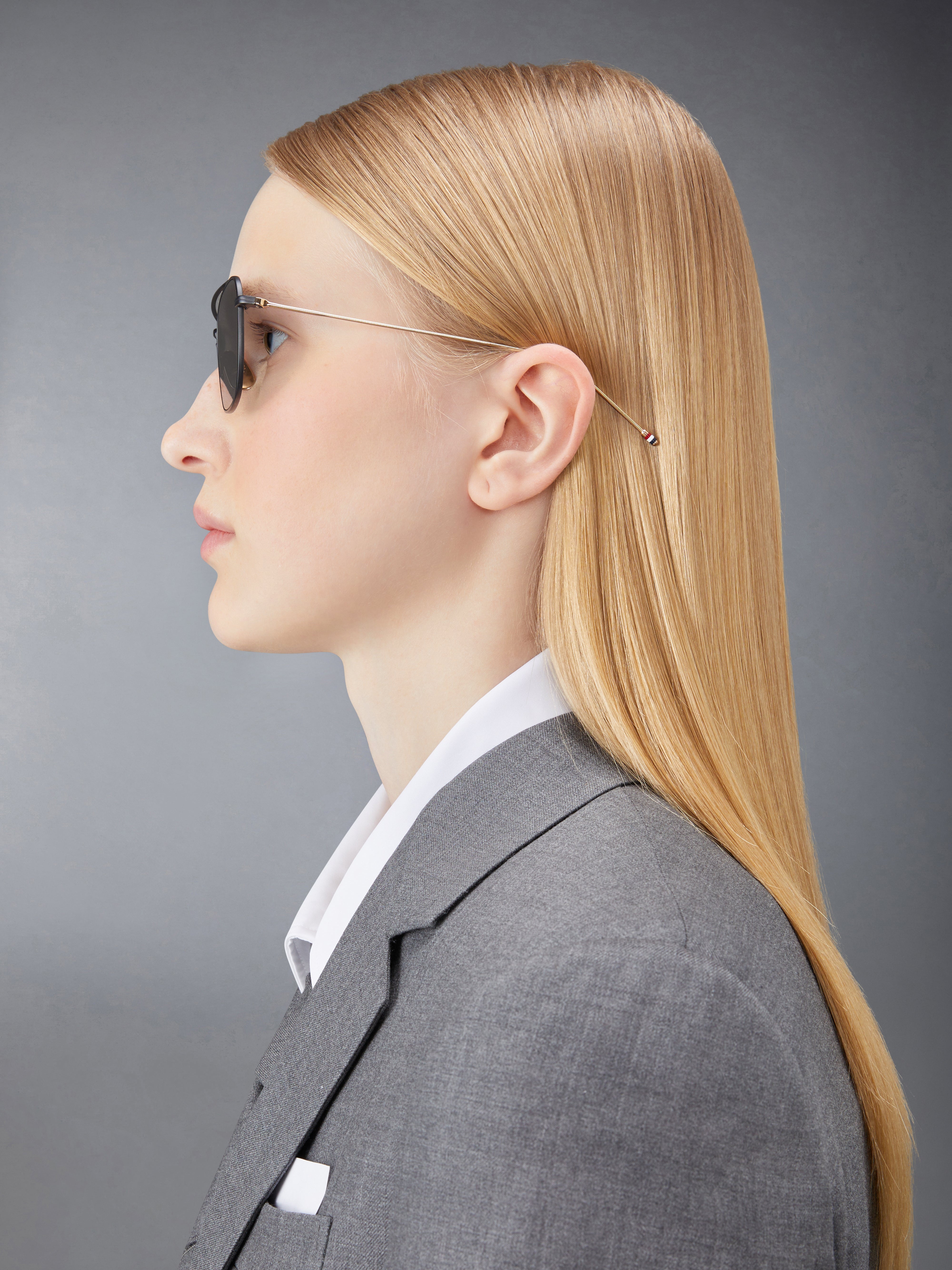 TITANIUM SQUARED AVIATOR SUNGLASSES - 3