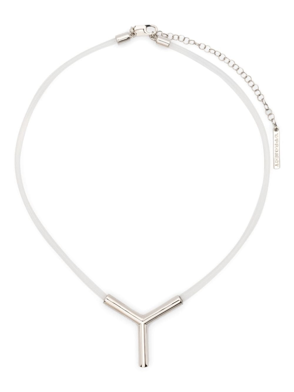 Y-shaped pendant necklace - 1