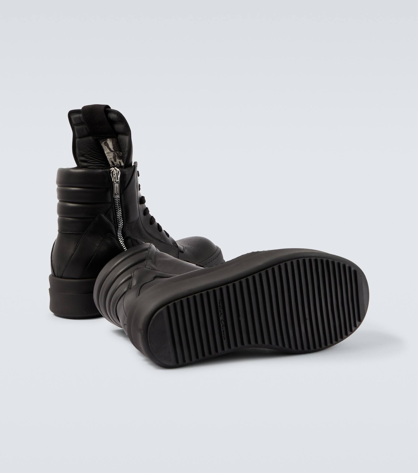 Mega Geobasket leather sneakers - 7