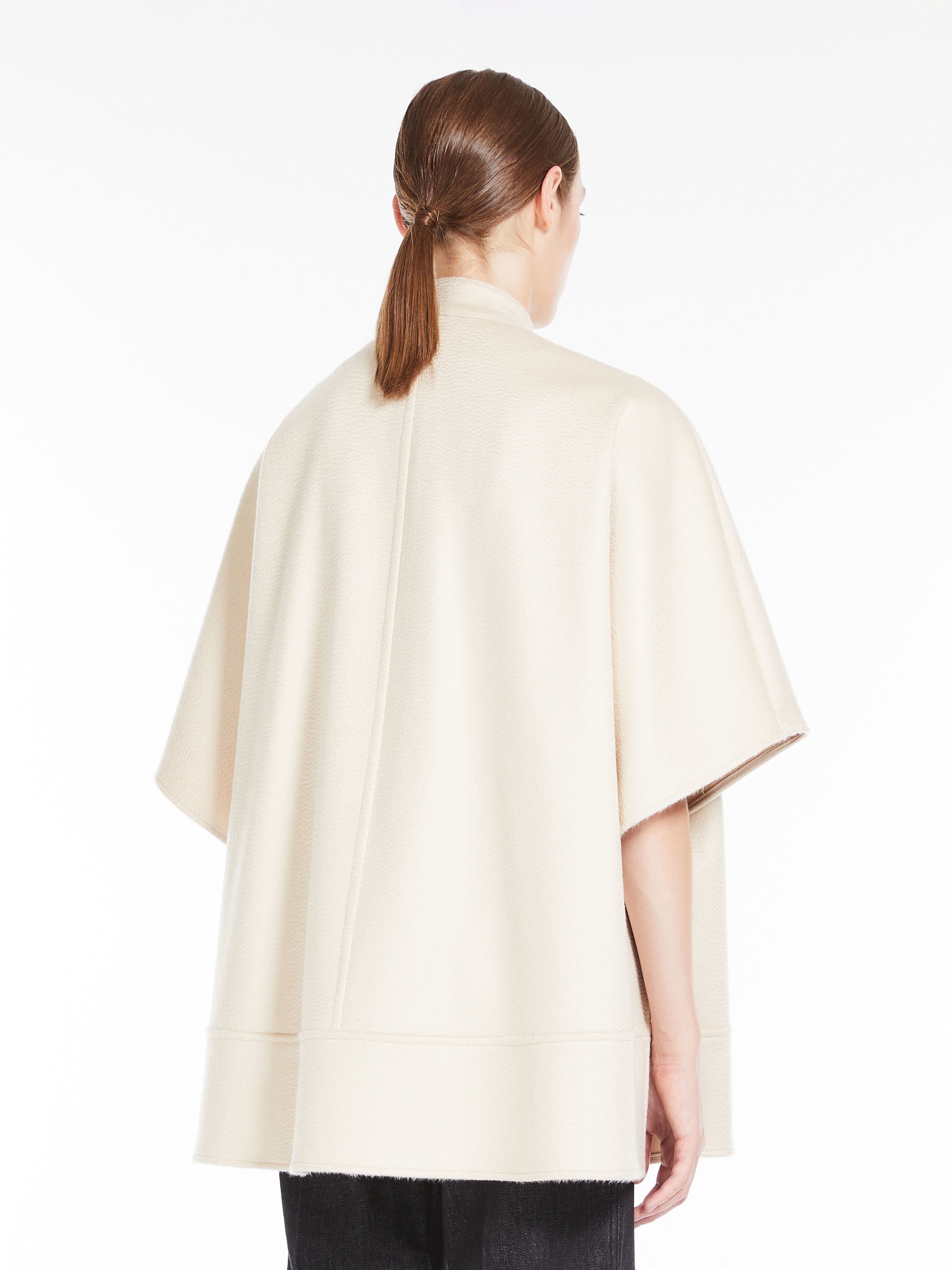 HAVEN Wool and cashmere cape - 4