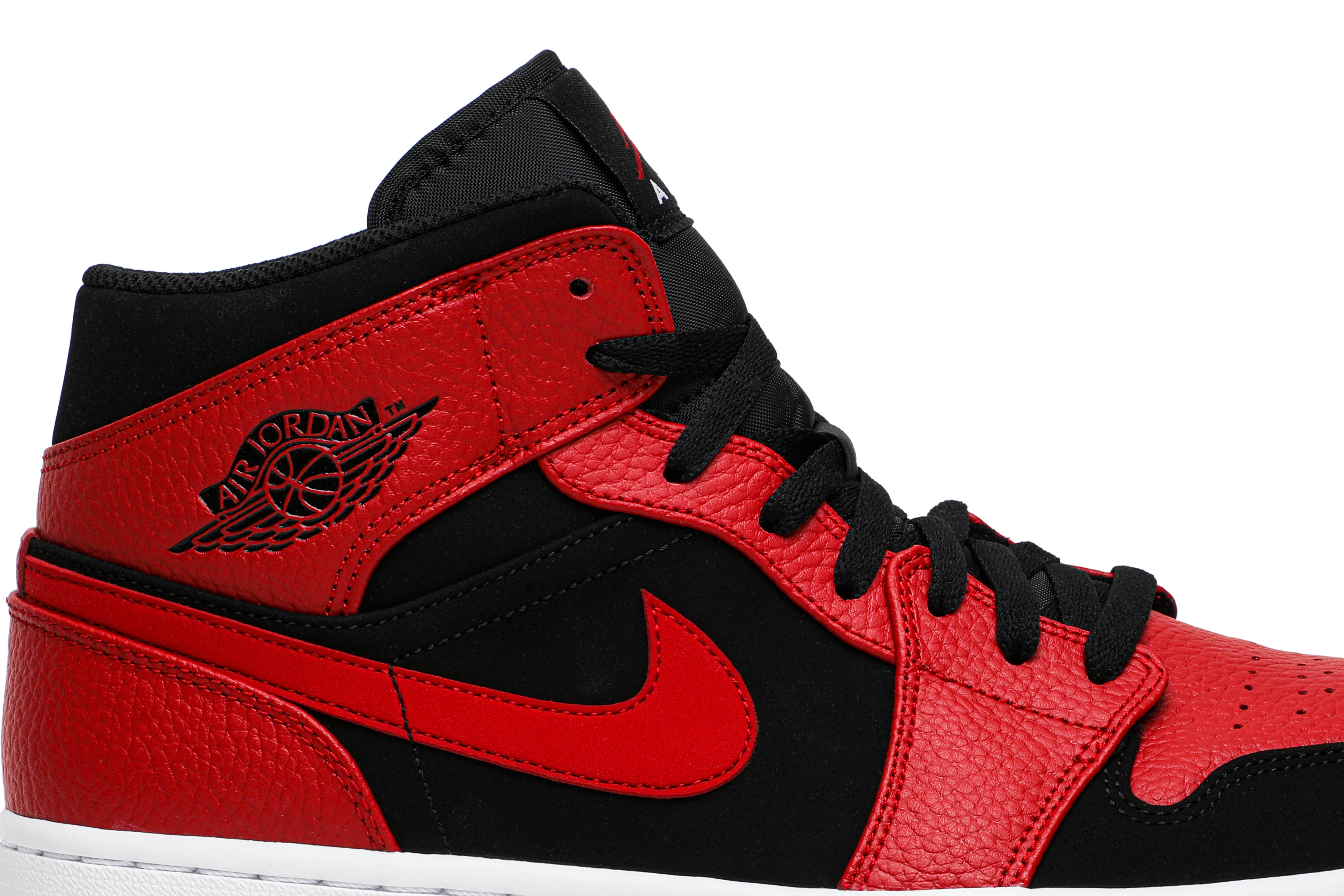 Air Jordan 1 Mid 'Bred' - 2