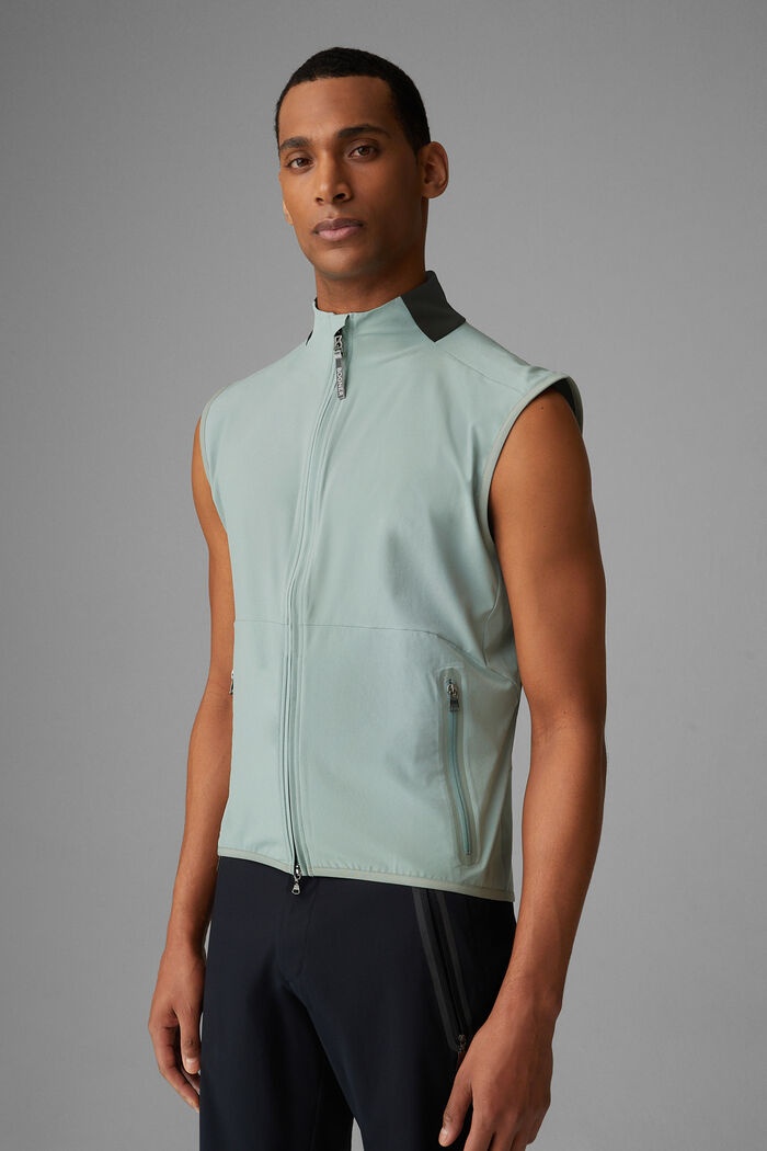 Fabian Waistcoat in Eucalyptus green - 2