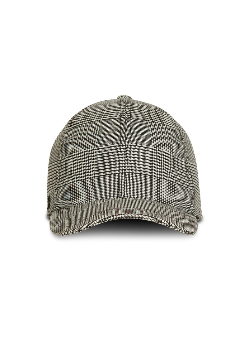 Cap with Prince of Wales check 1