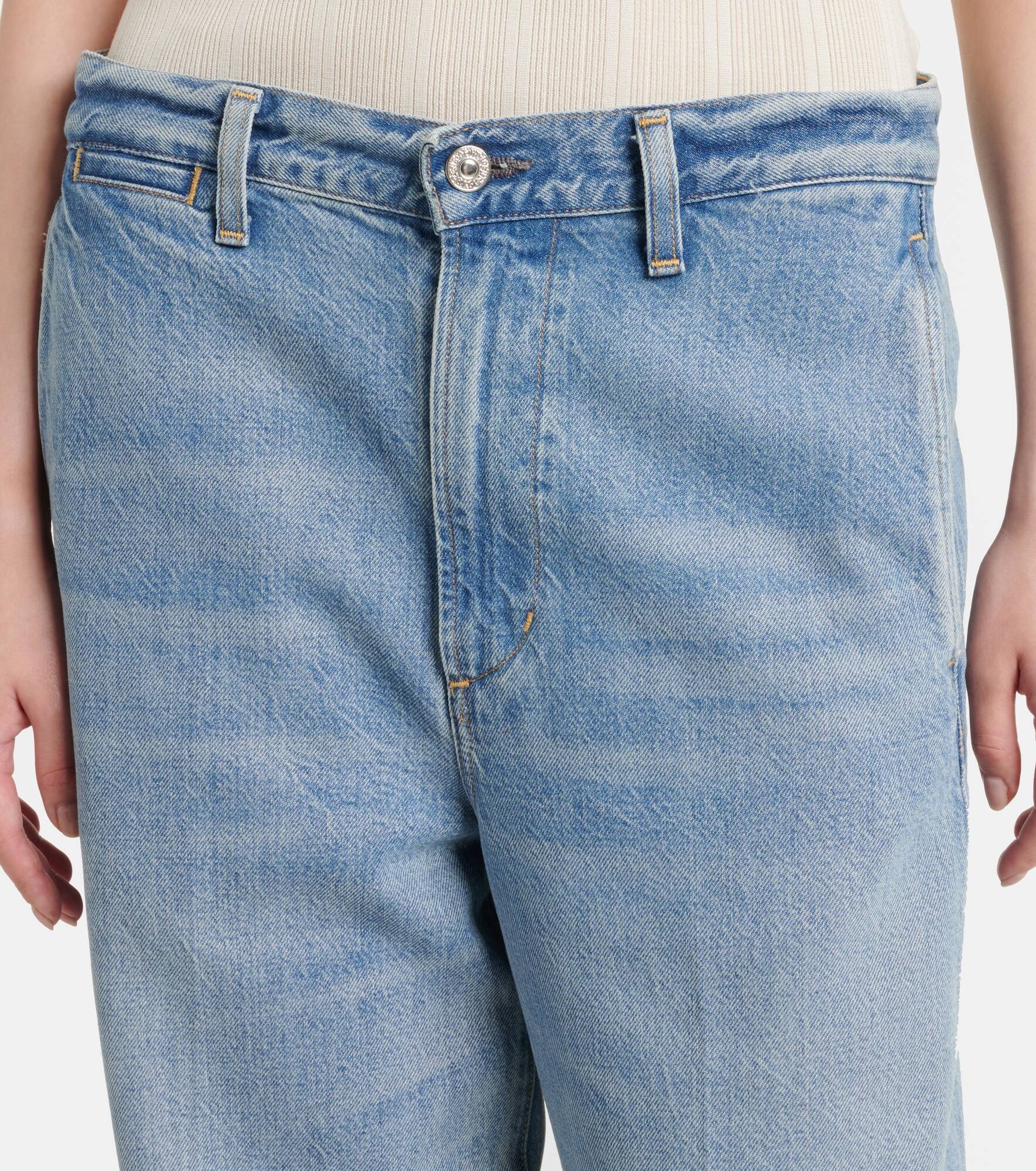 Ayla mid-rise wide-leg jeans - 4