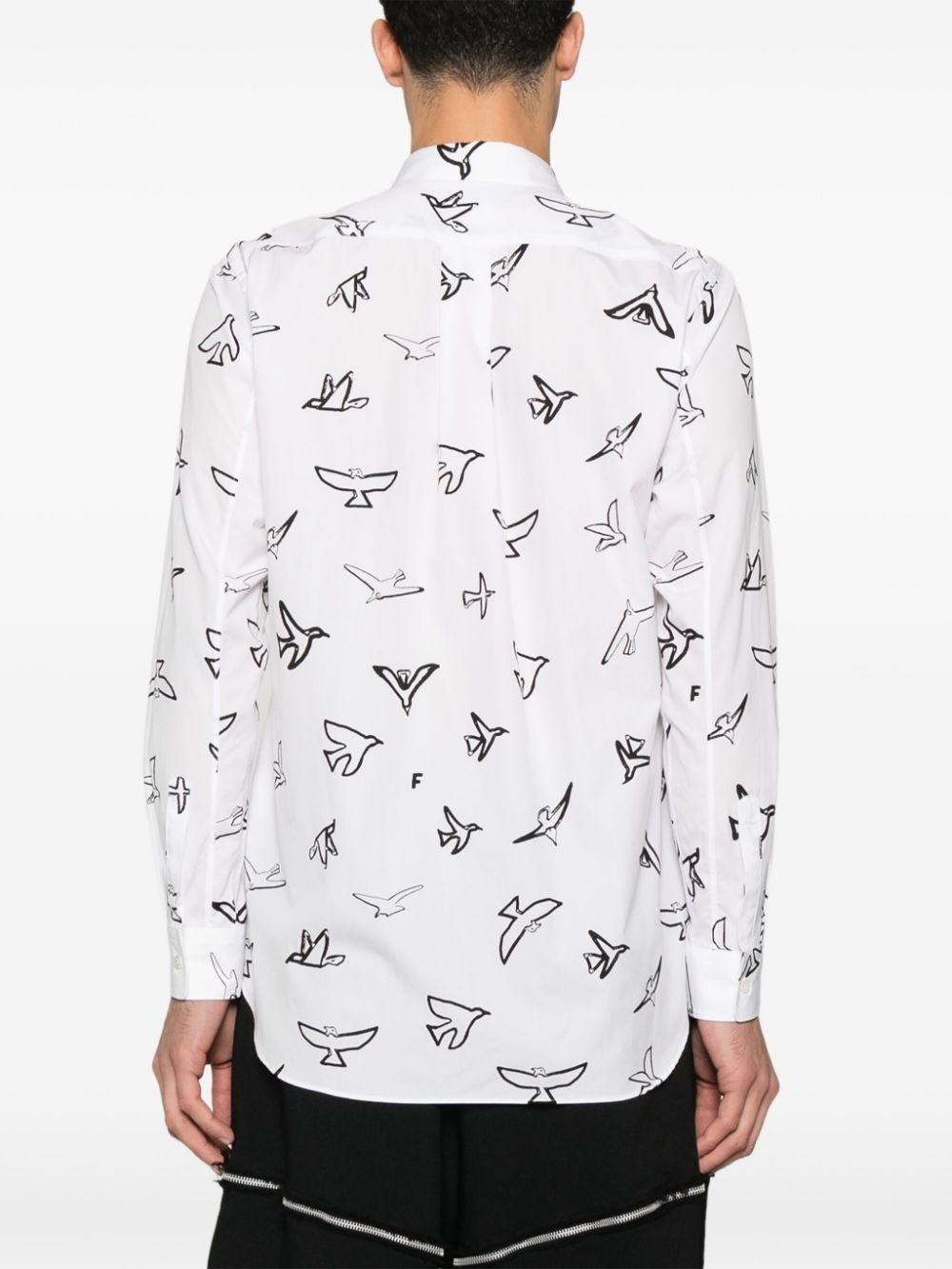 birds-print shirt - 4