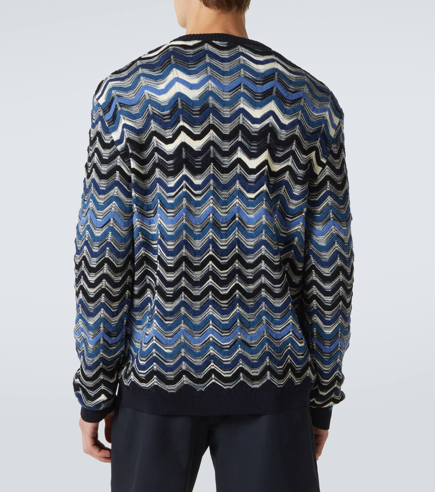 Zigzag wool sweater - 4