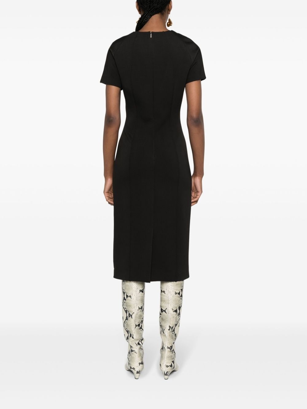 stretch-design midi dress - 4