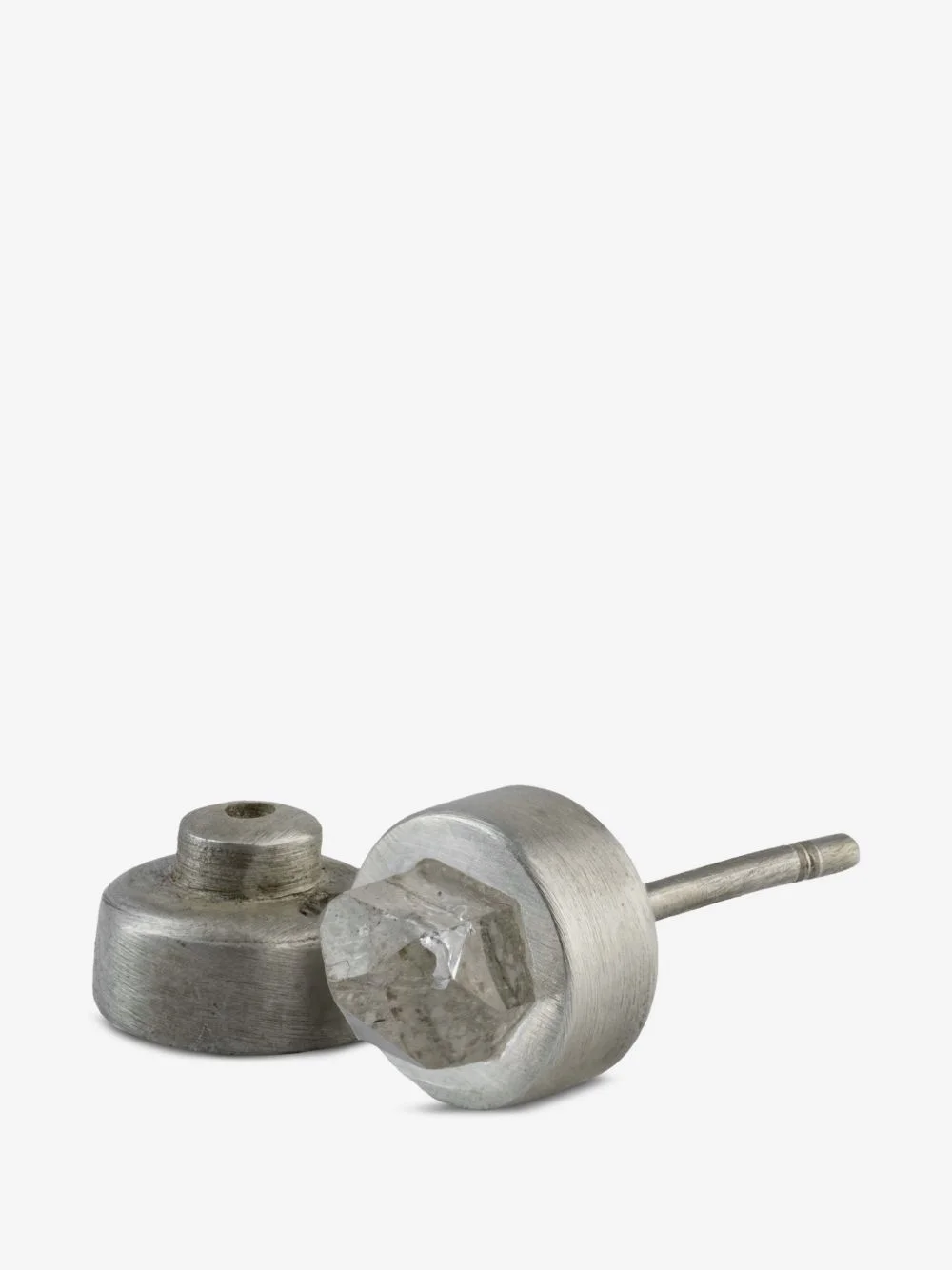 herkimer spike stud earring - 1