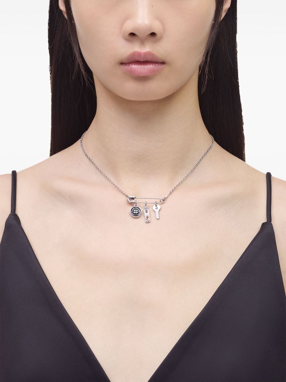 button-charm necklace - 4