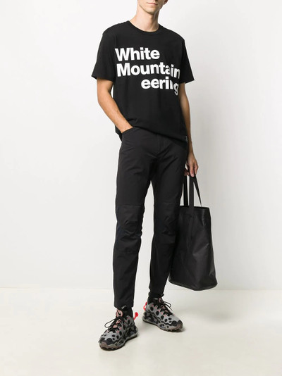 White Mountaineering knee padded slim-fit trousers outlook