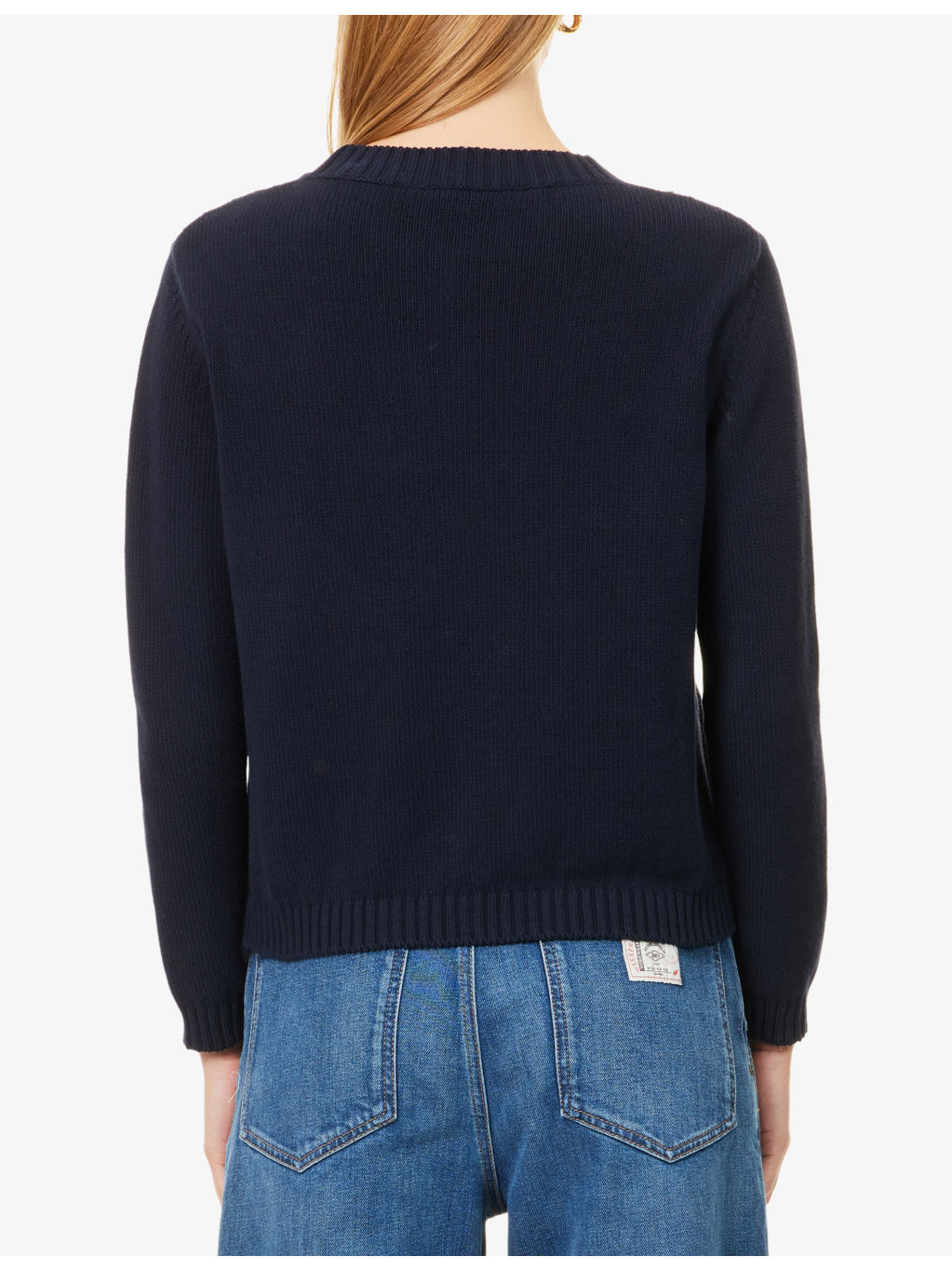 Nespola Round-Neck Cotton-Blend Jumper - 4