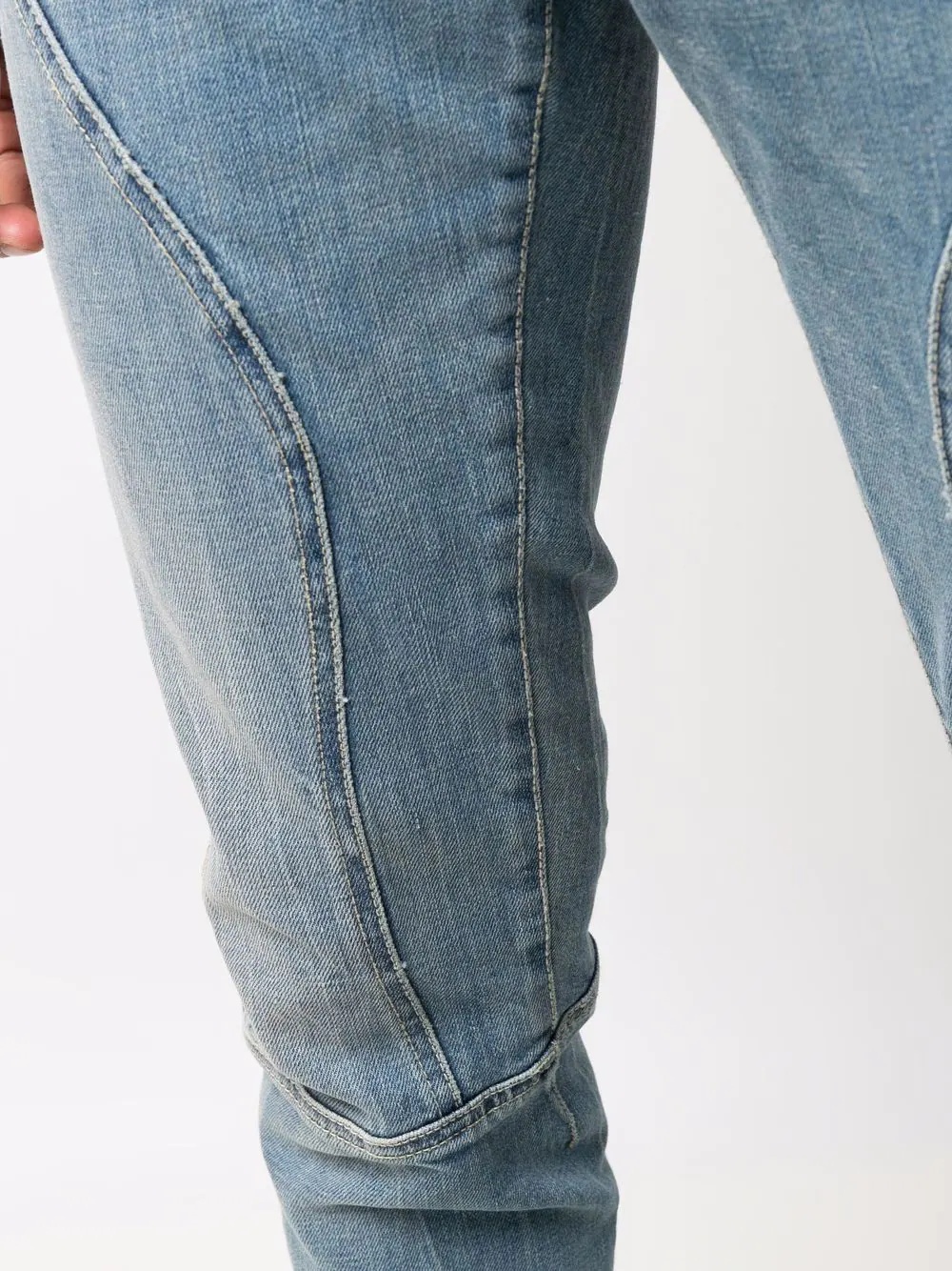 seam-detail skinny-cut jeans - 5