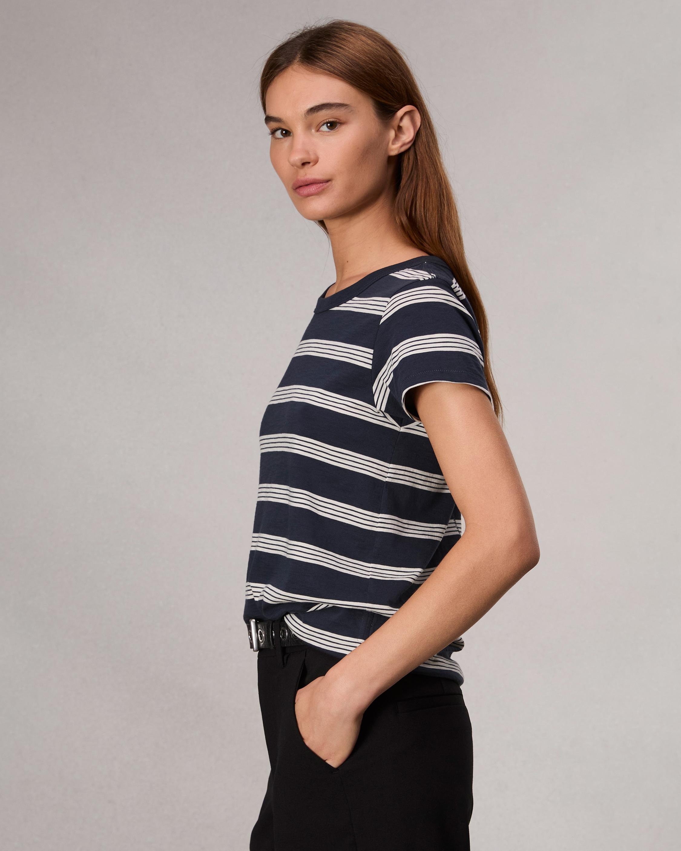 The Slub Striped Tee - 4