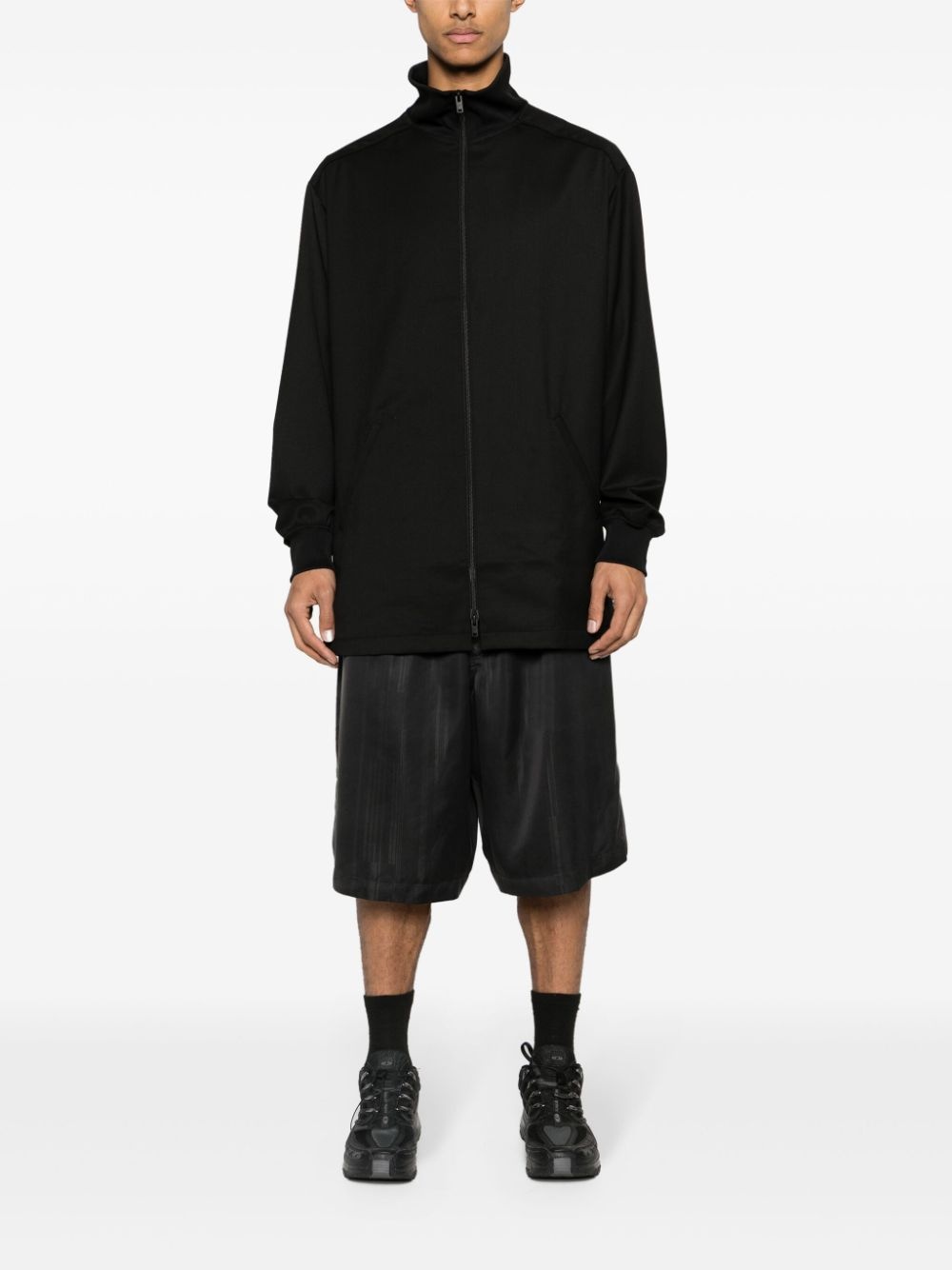 3S drawstring-waist track shorts - 2