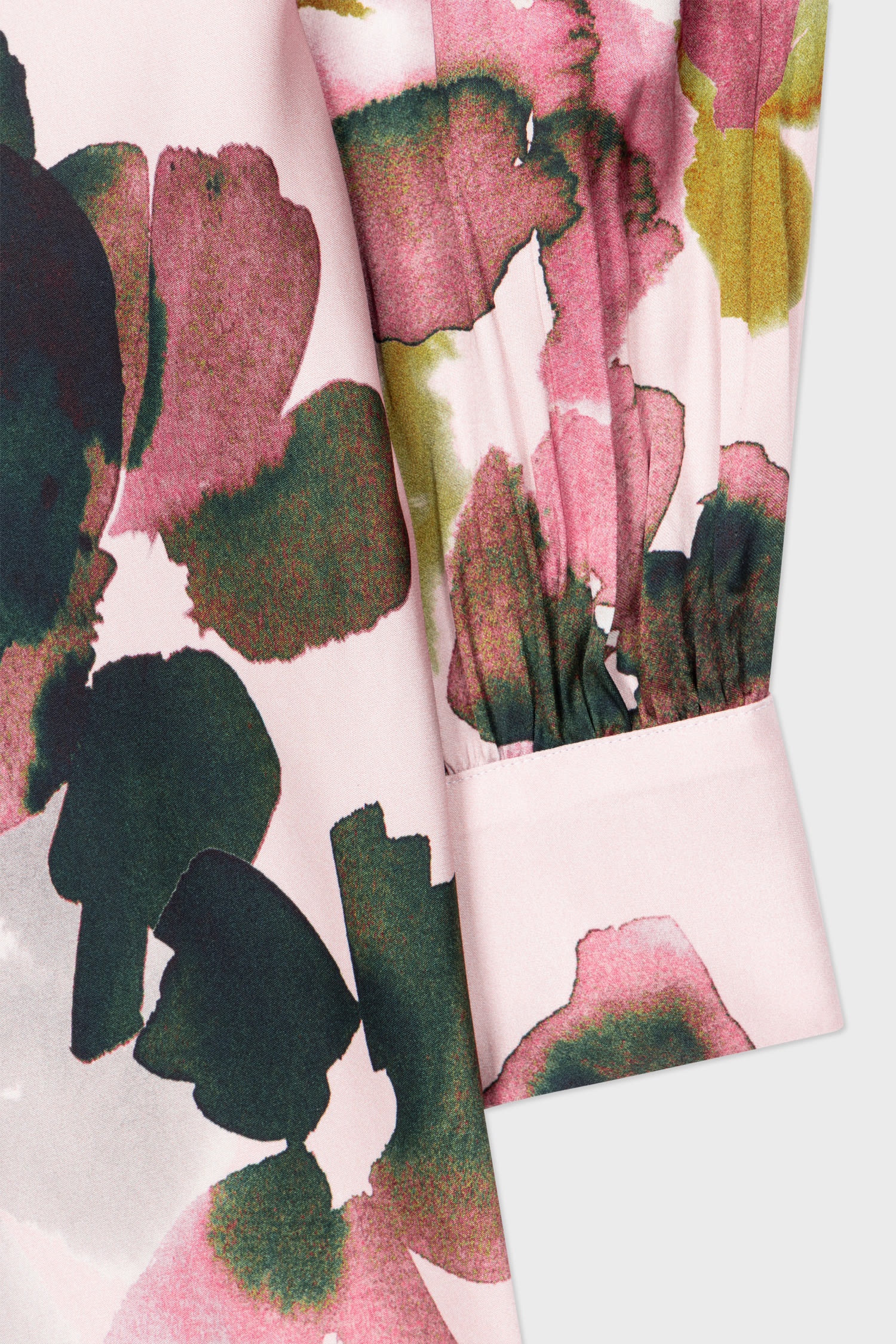 'Floral Watercolour' Print Dress. - 4