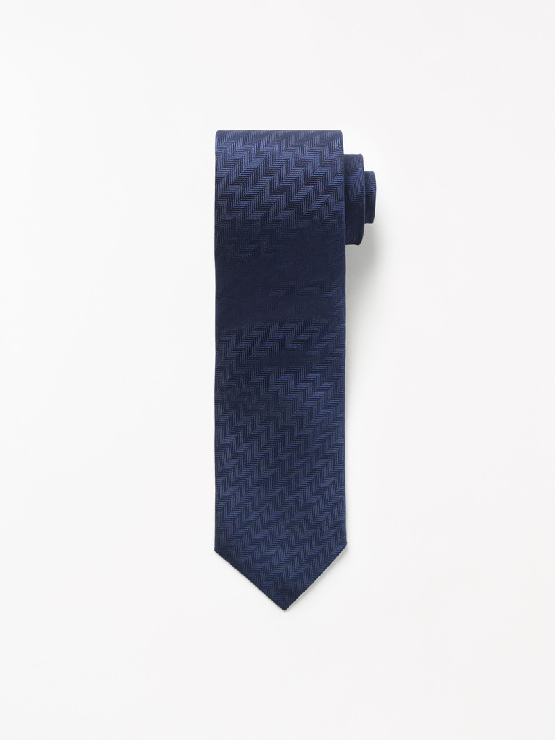 Septa Silk Herringbone Tie 1