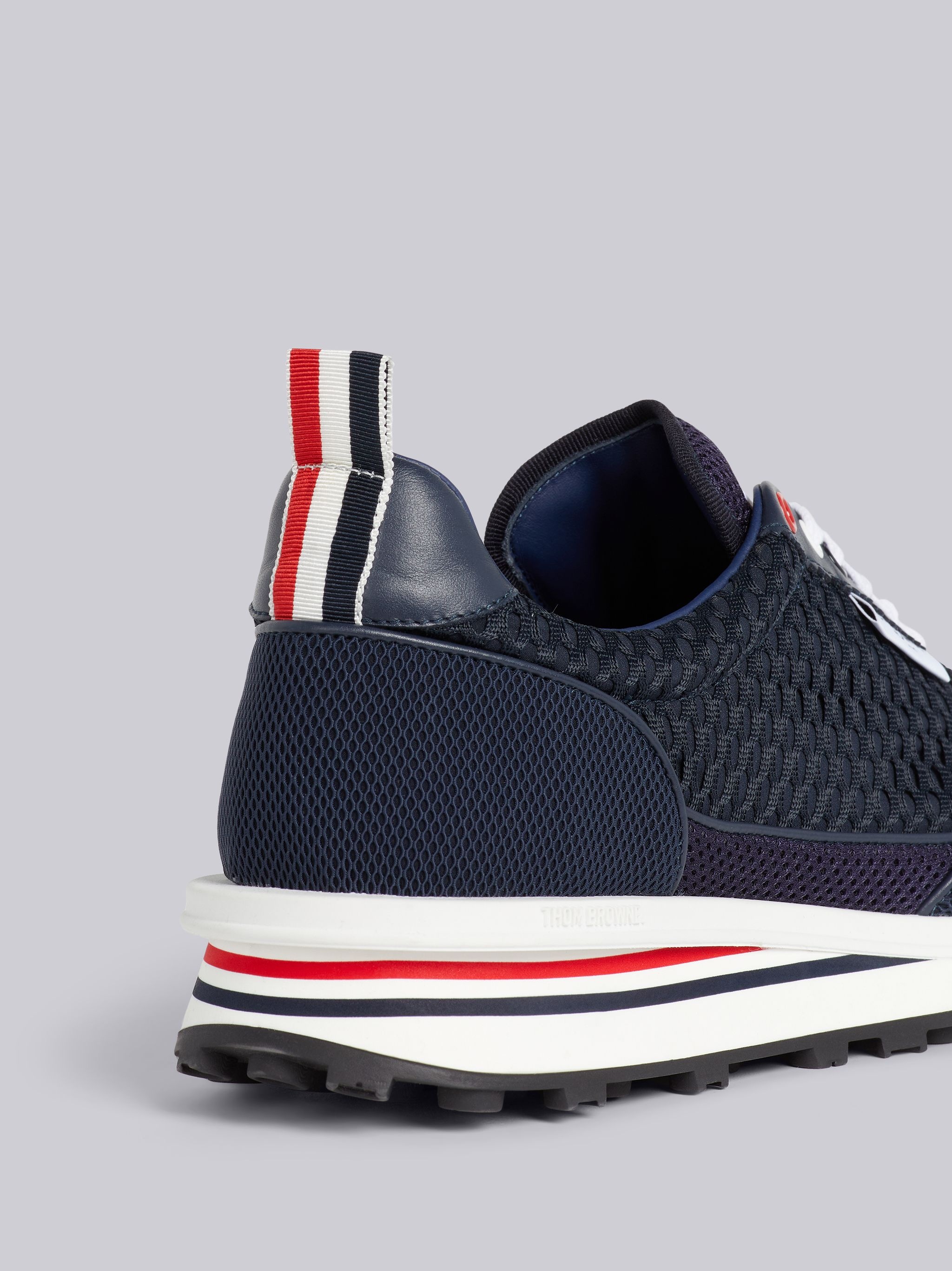 Navy Heavy Athletic Mesh Tech Runner - 2