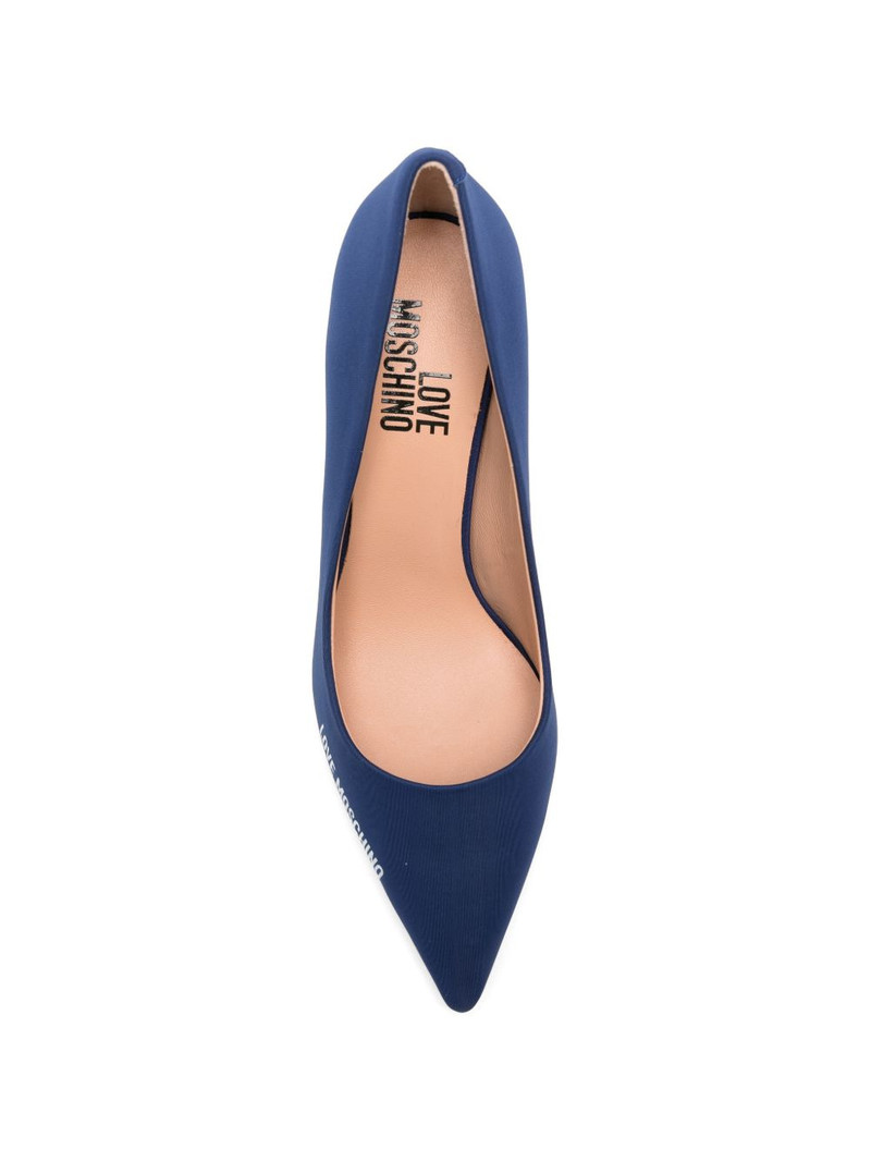 logo-print pumps 4