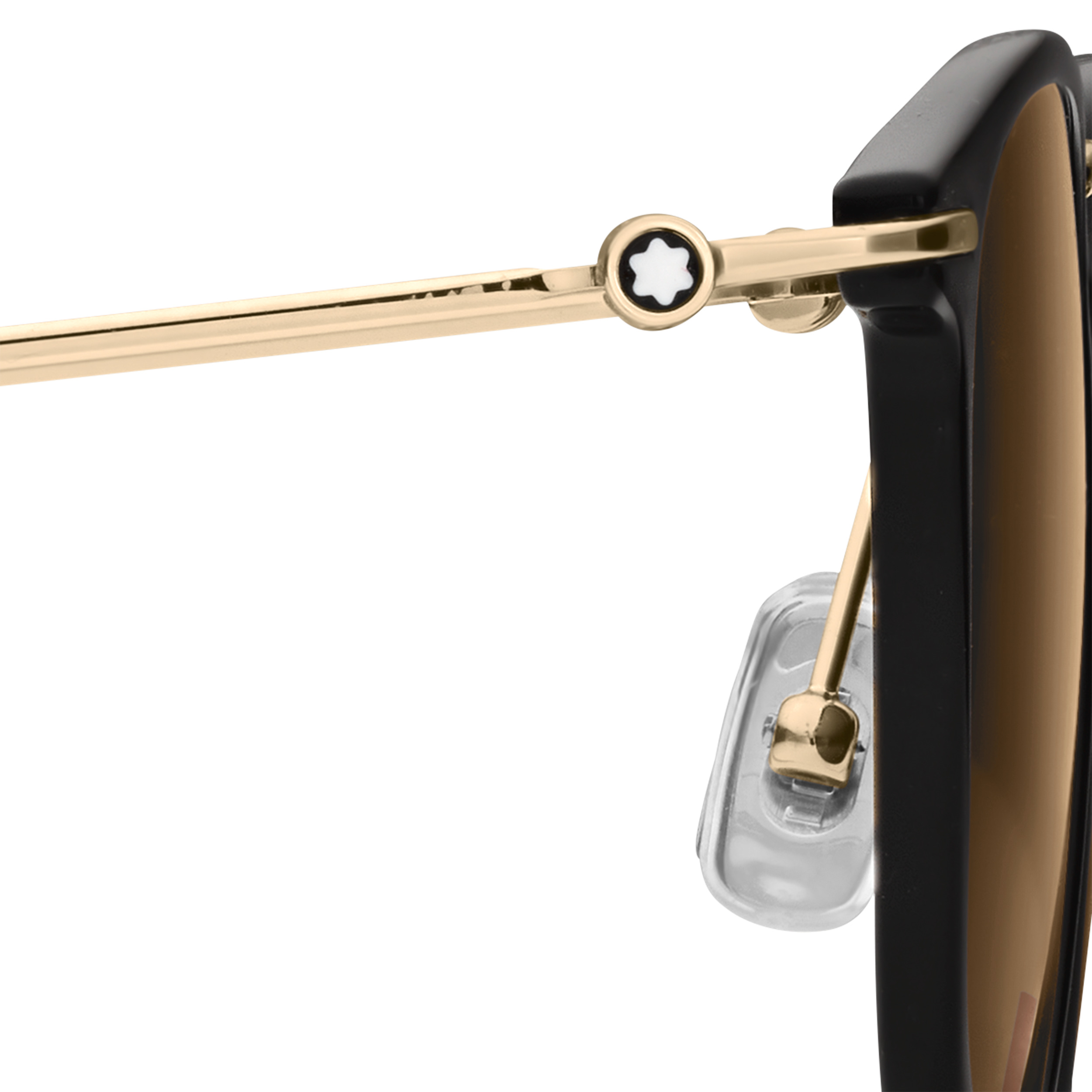 Round Sunglasses with Black Injected Frame - 6