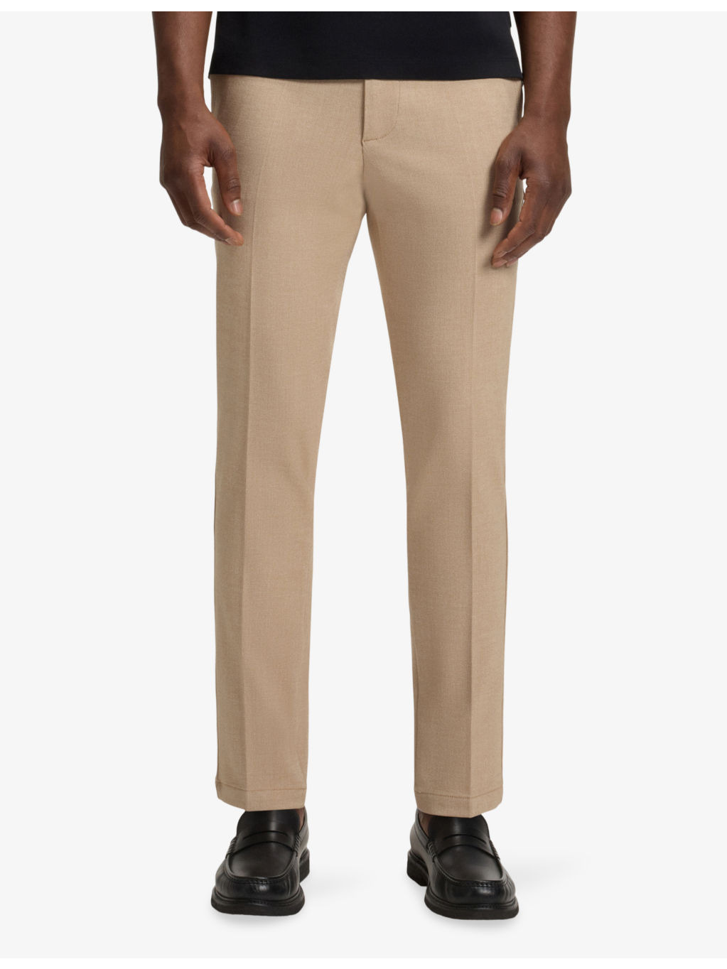 Slim-Fit Straight-Leg Stretch-Woven Trousers - 3