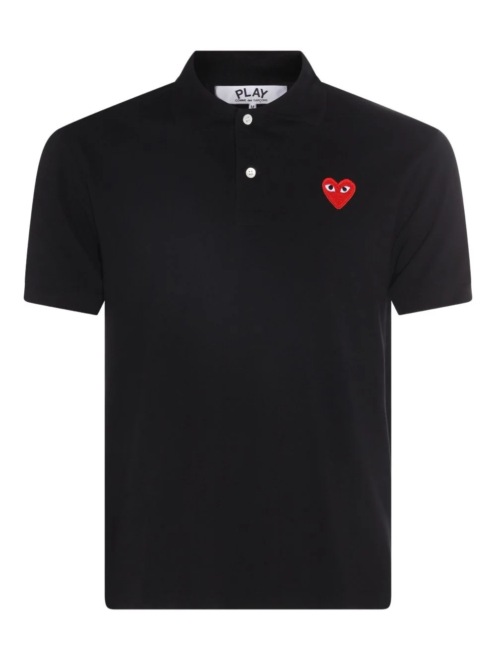 heart-patch polo shirt - 1