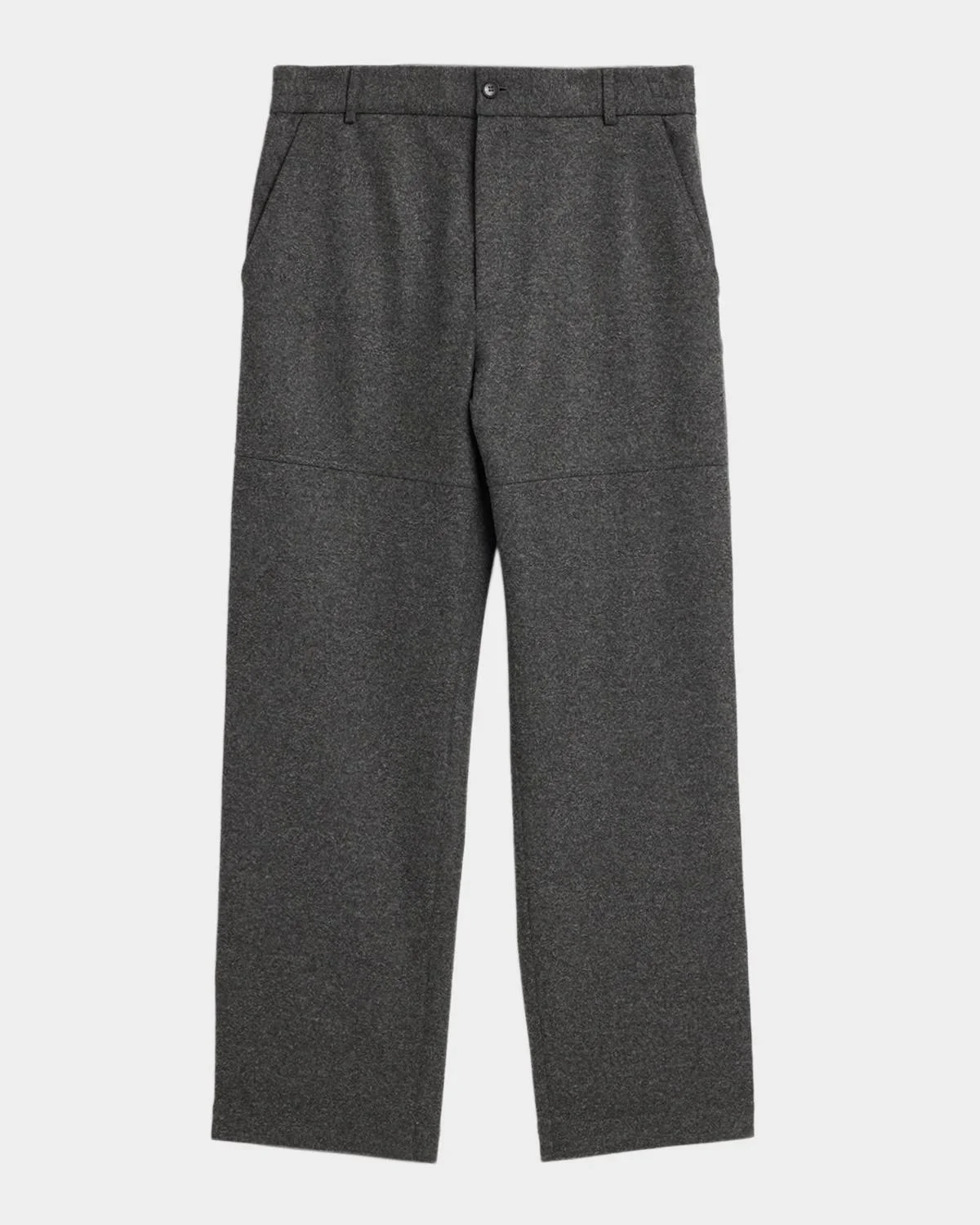 Men's Straight Leg Flat-Front Trousers - 1